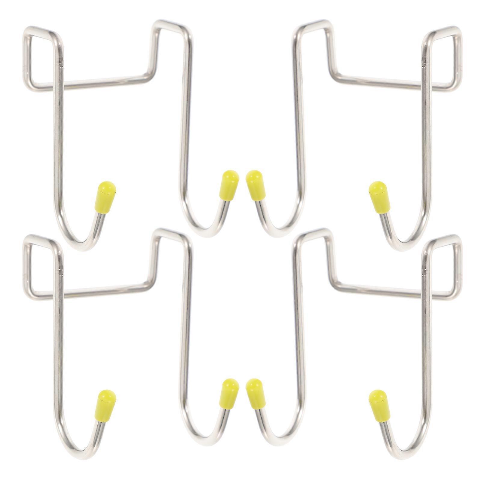 12pcs S Shape Stainless Steel Hanging Hooks for Bathroom Kitchen Storage