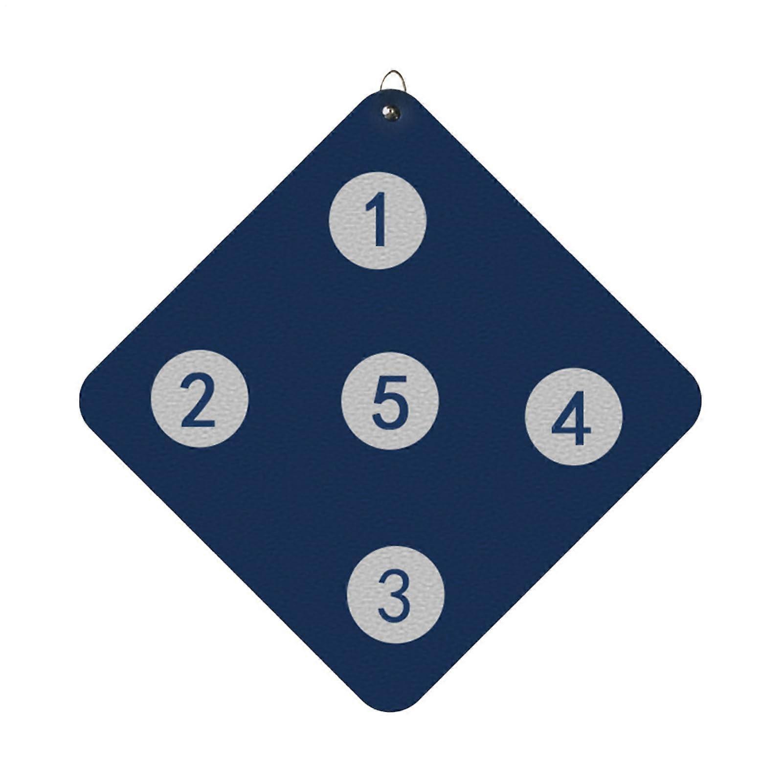 Fencing Target Practice Wall-Mounted Target 12.99x12.99 Inches Dark Blue Skill Improvement Tool for Child and Adult Fencers