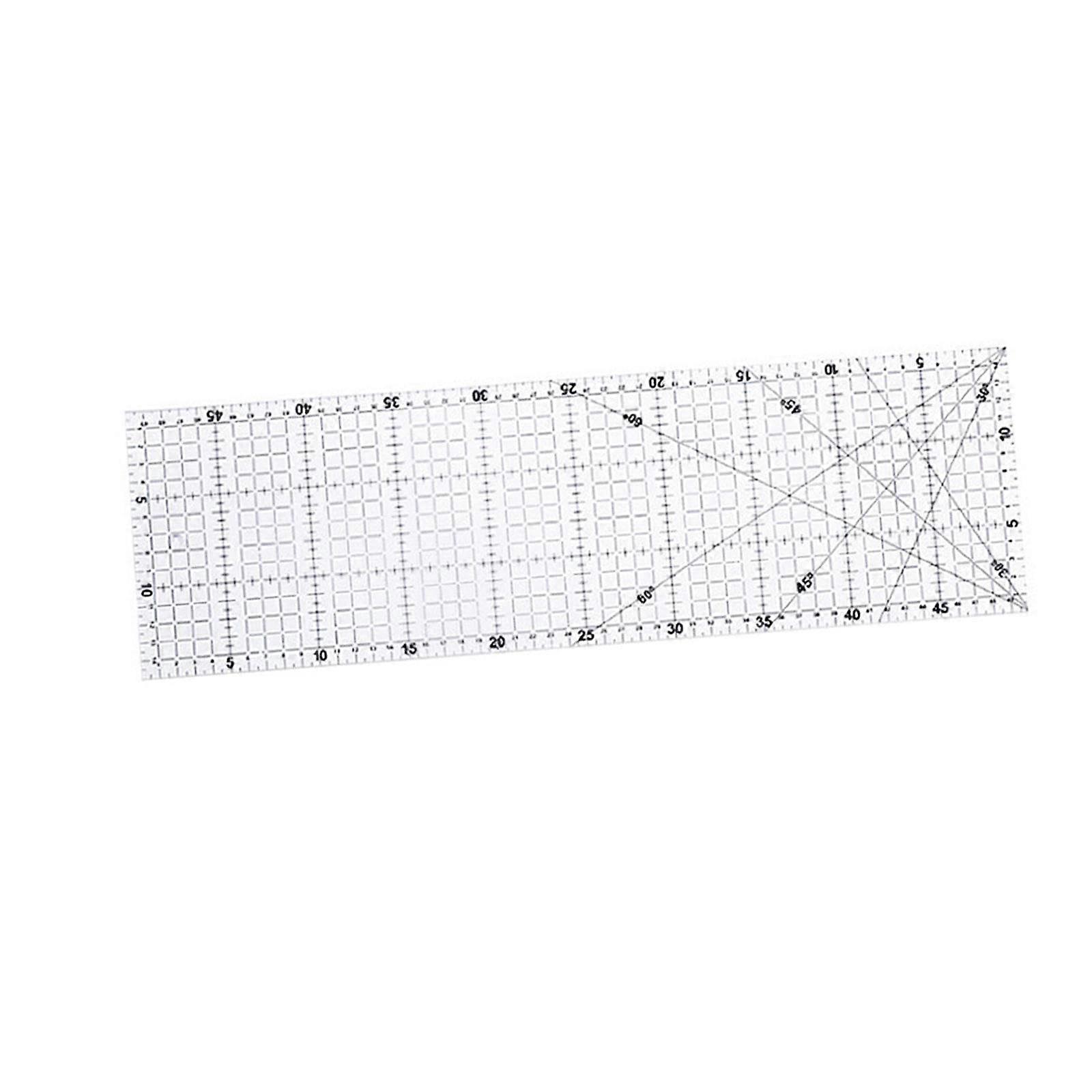 Acryl Quilt Ruler Template for Quilters - 6x20 Inch Acrylic Cutting Tool for Sewing and Crafting Enthusiasts