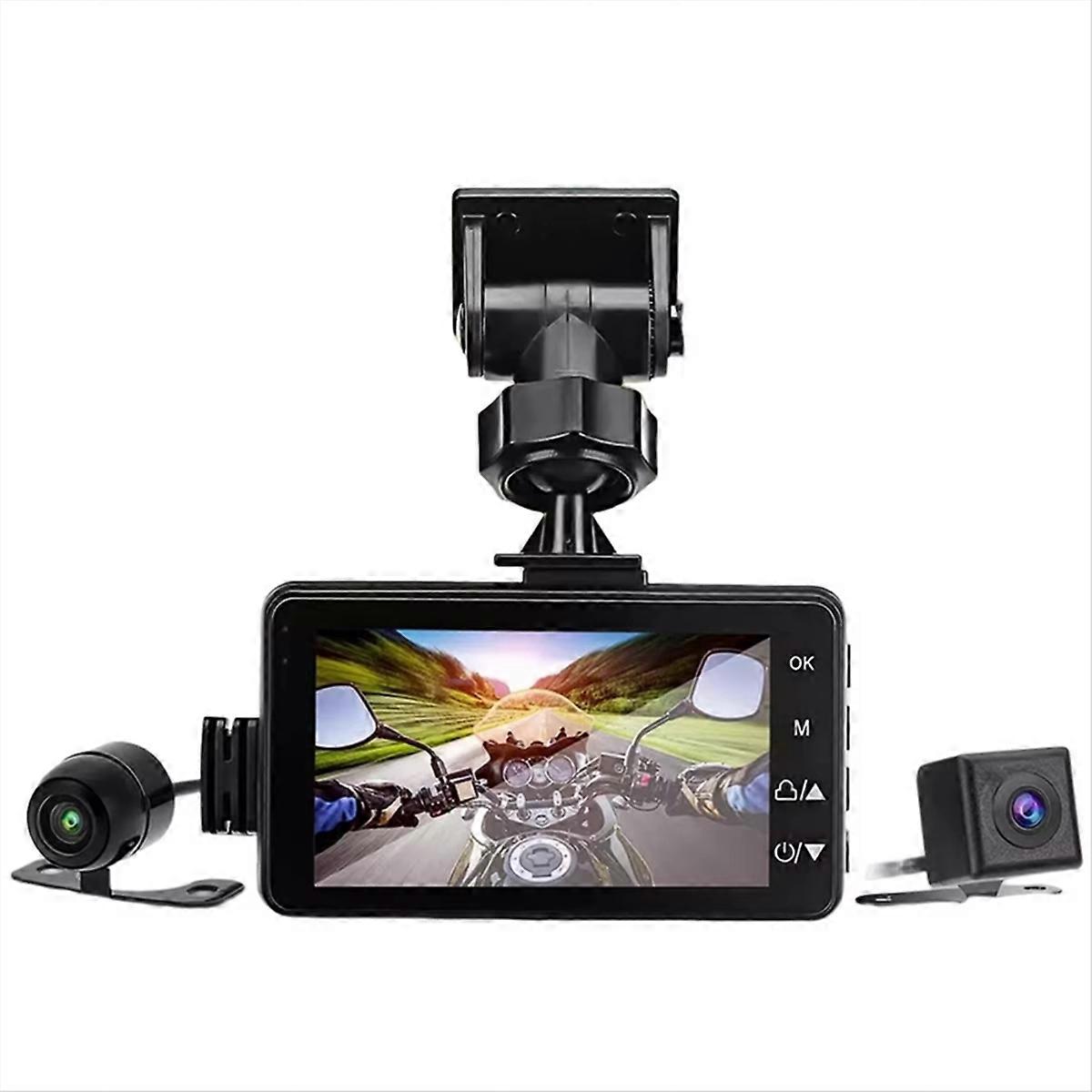 Motorcycle DVR Dash Camera Waterproof Motor Driving Recorder Cam