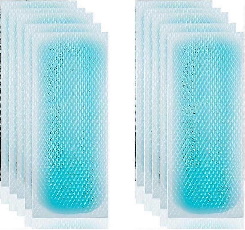 Fever Cooling Patch, 10 Pcs Migraine Headache Soothing Gel Pads Cooling Forehead Strips Relief Patch