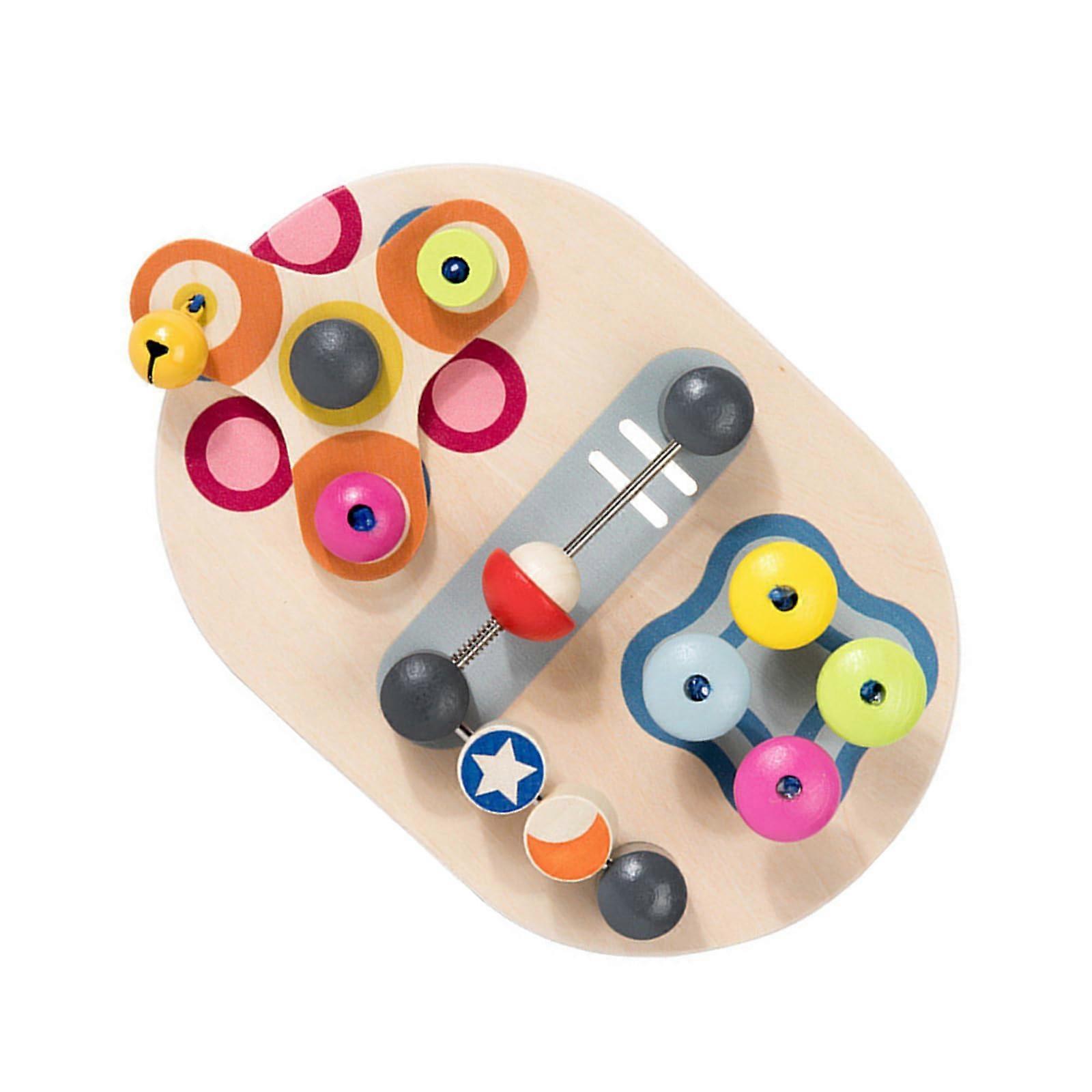 Holzkinder Busy Boards for Preschool Children Interactive Learning Toy Handheld Educational Motor Skills Development