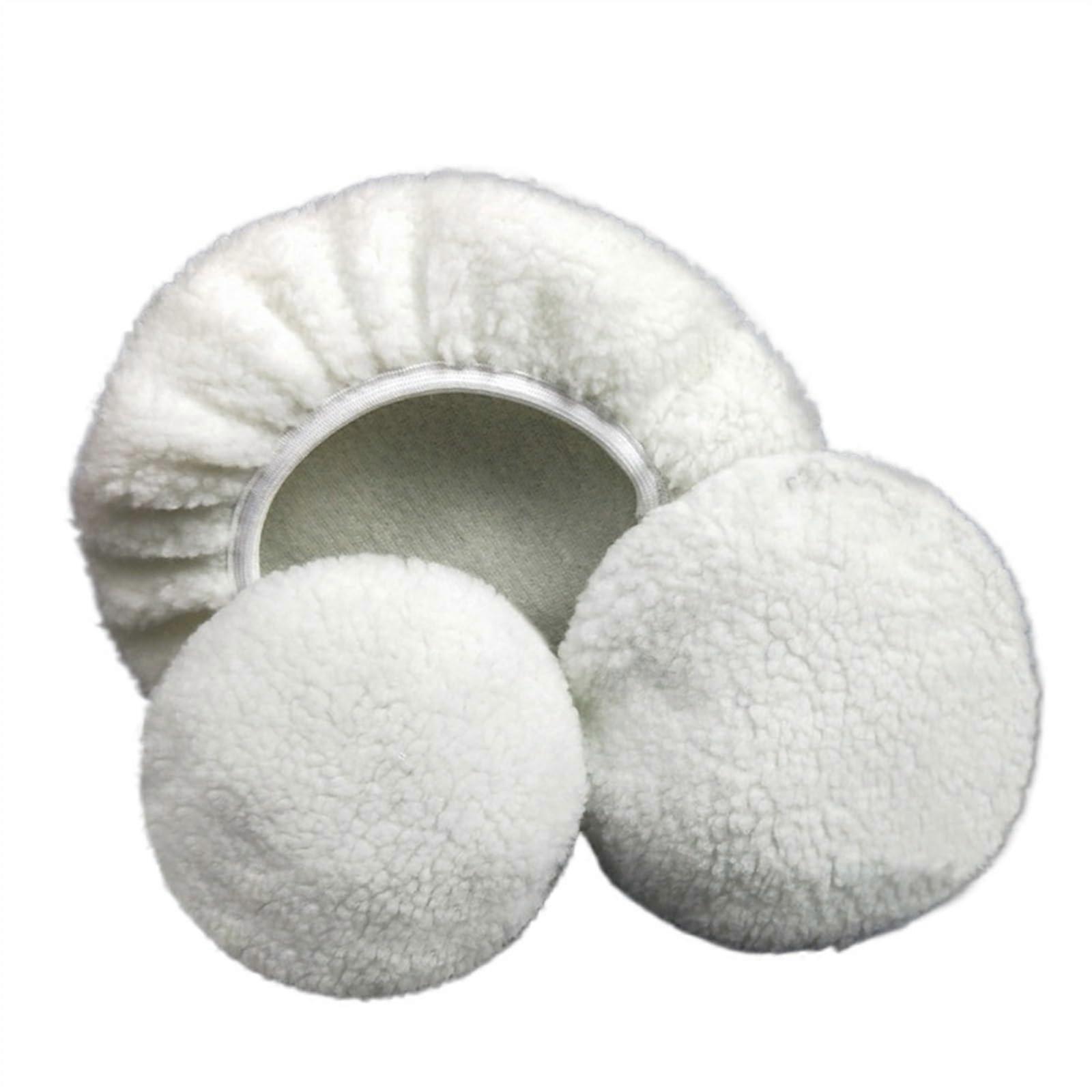 Car Polishing Bonnet Buffer Pads Soft Wool Cover for 9-10 Inch Polisher Compatible with Boat Paint Scratch Removal