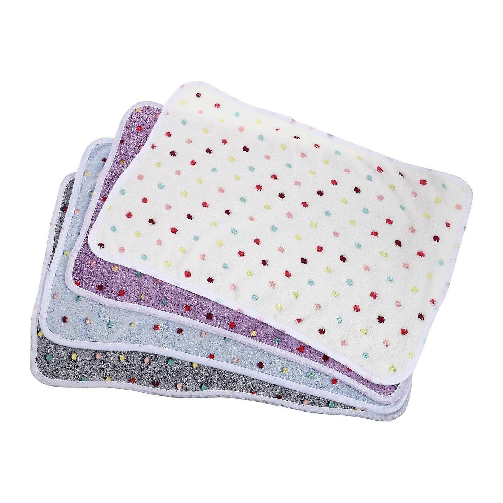 Bulk Dog Blankets Comfortable Pet Mat Portable 60x40x01cm 4Pcs