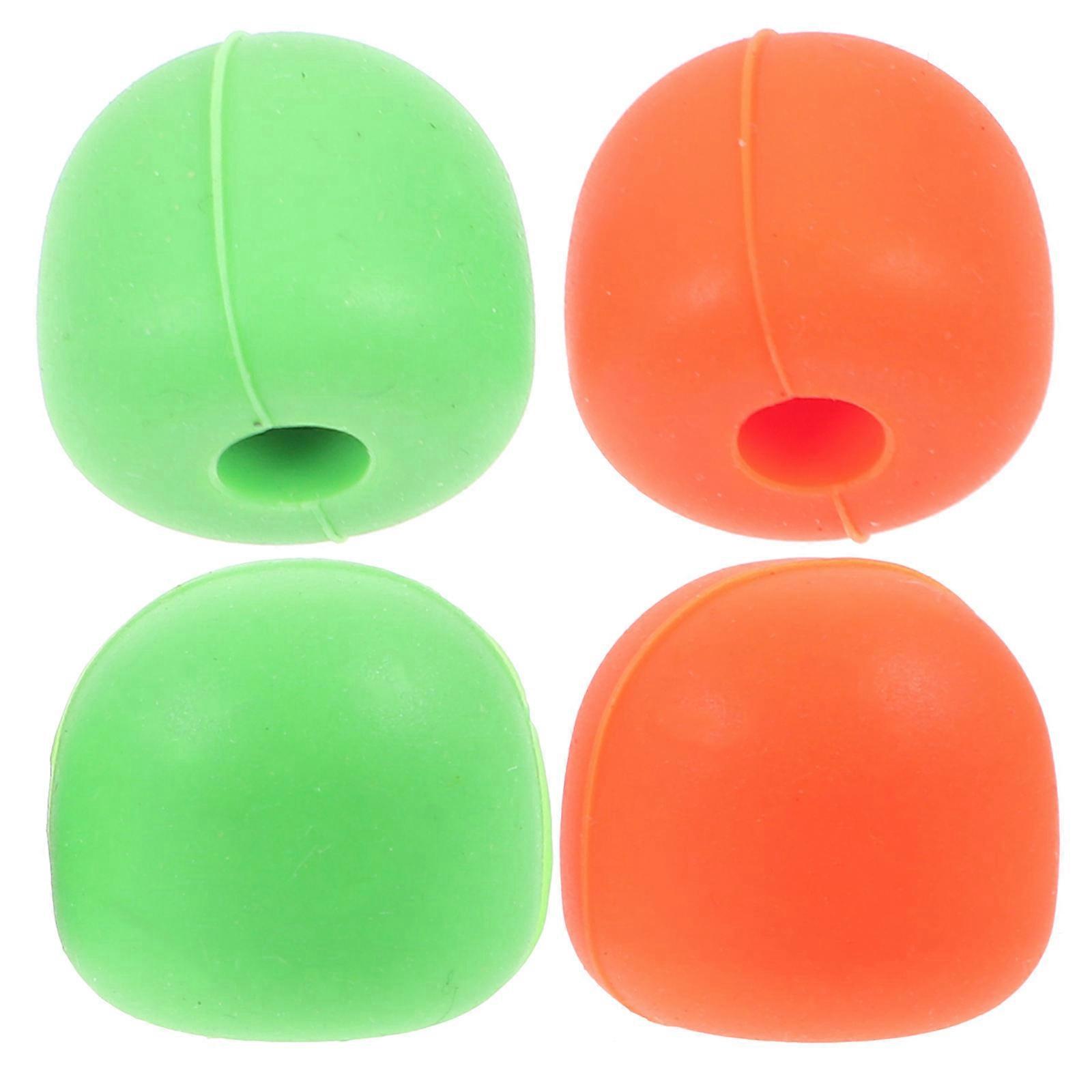 Silicone Drumstick Caps (2 Pairs) Noise Reducing Mute Tips for Quiet Practice Drumstick Head Covers Lightweight Drum Accessories for Beginners and