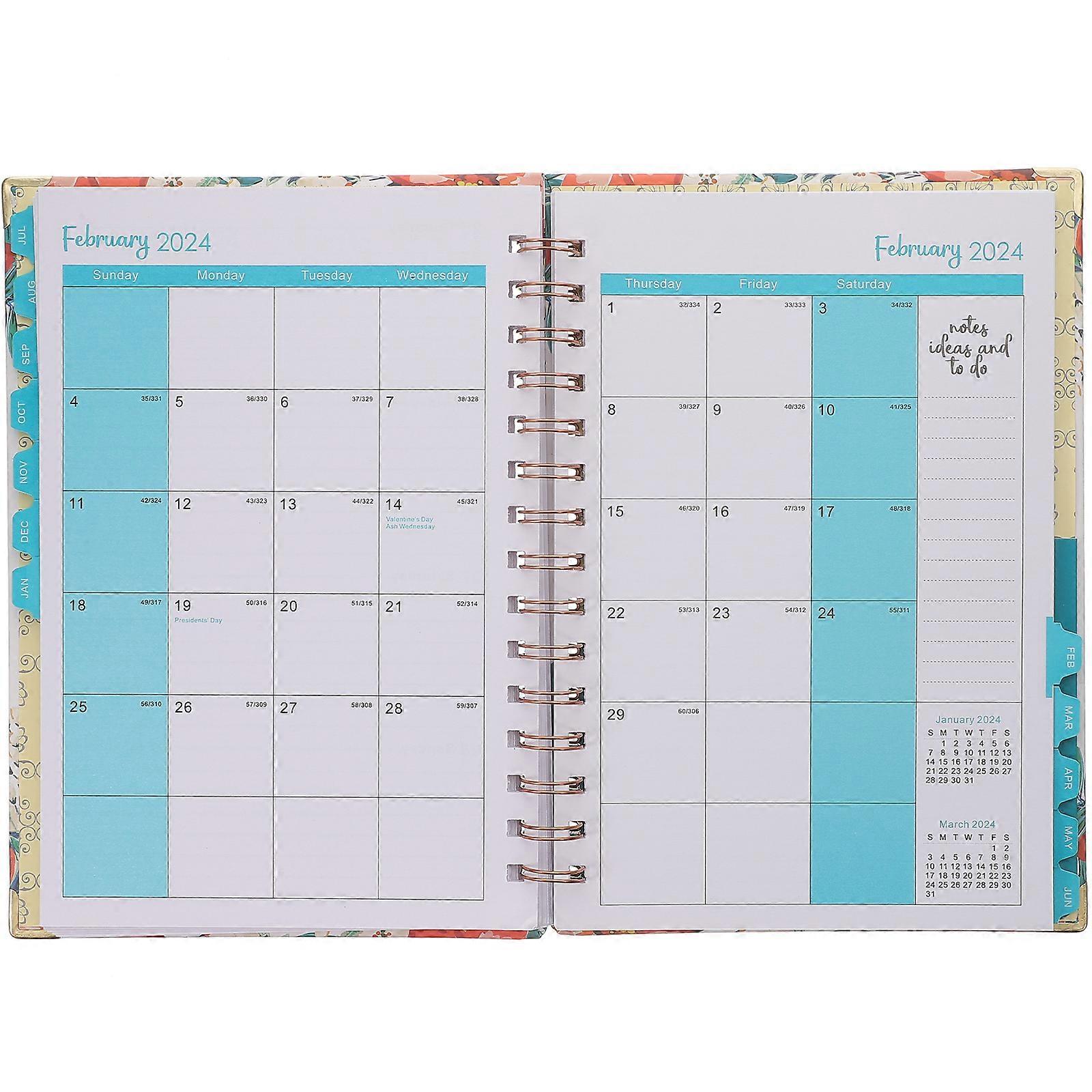 Portable Planner Books Schedule Planner Task Allocation Skill Recording Personal Planning 1Pcs