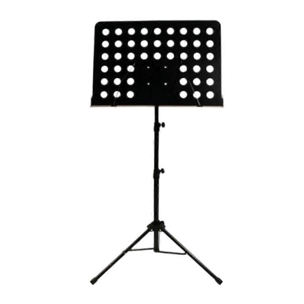 Portable Music Stand for Orchestra, Medium Size, Guitar, Guzheng, Erhu, Drum, Black