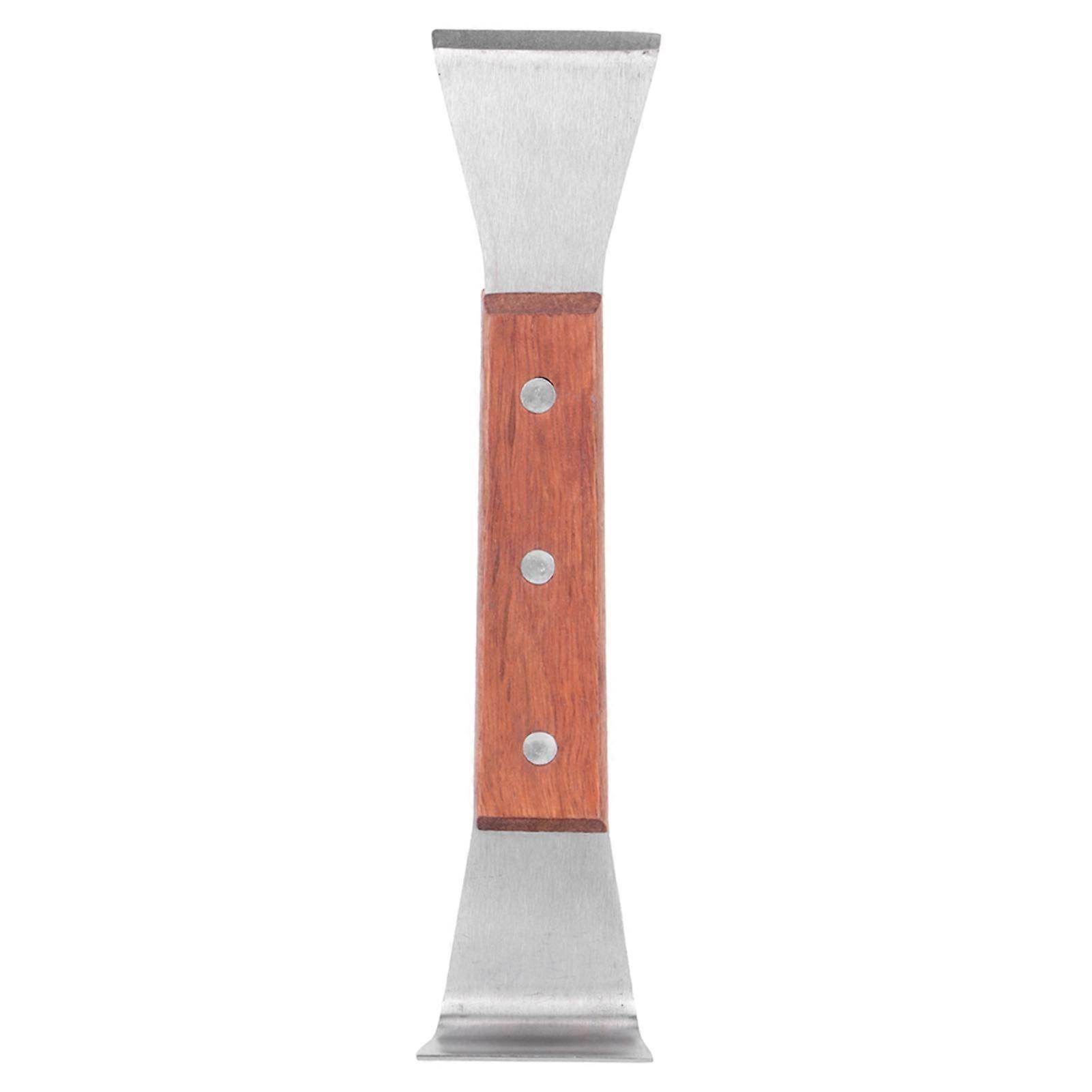 Beekeeper Scraper Tool Frame Lifter Stainless Steel Uncapping Knife with Wood Handle