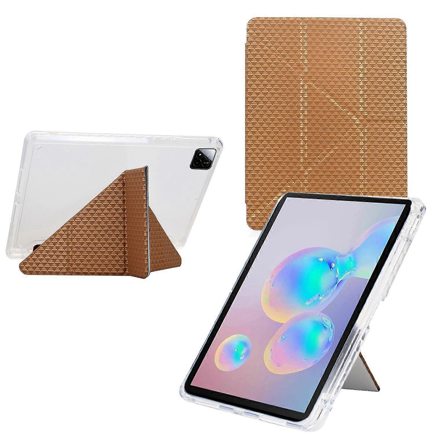 Y-Fold Pyramid Texture Smart Leather Tablet Case For Xiaomi Pad 7 / 7 Pro