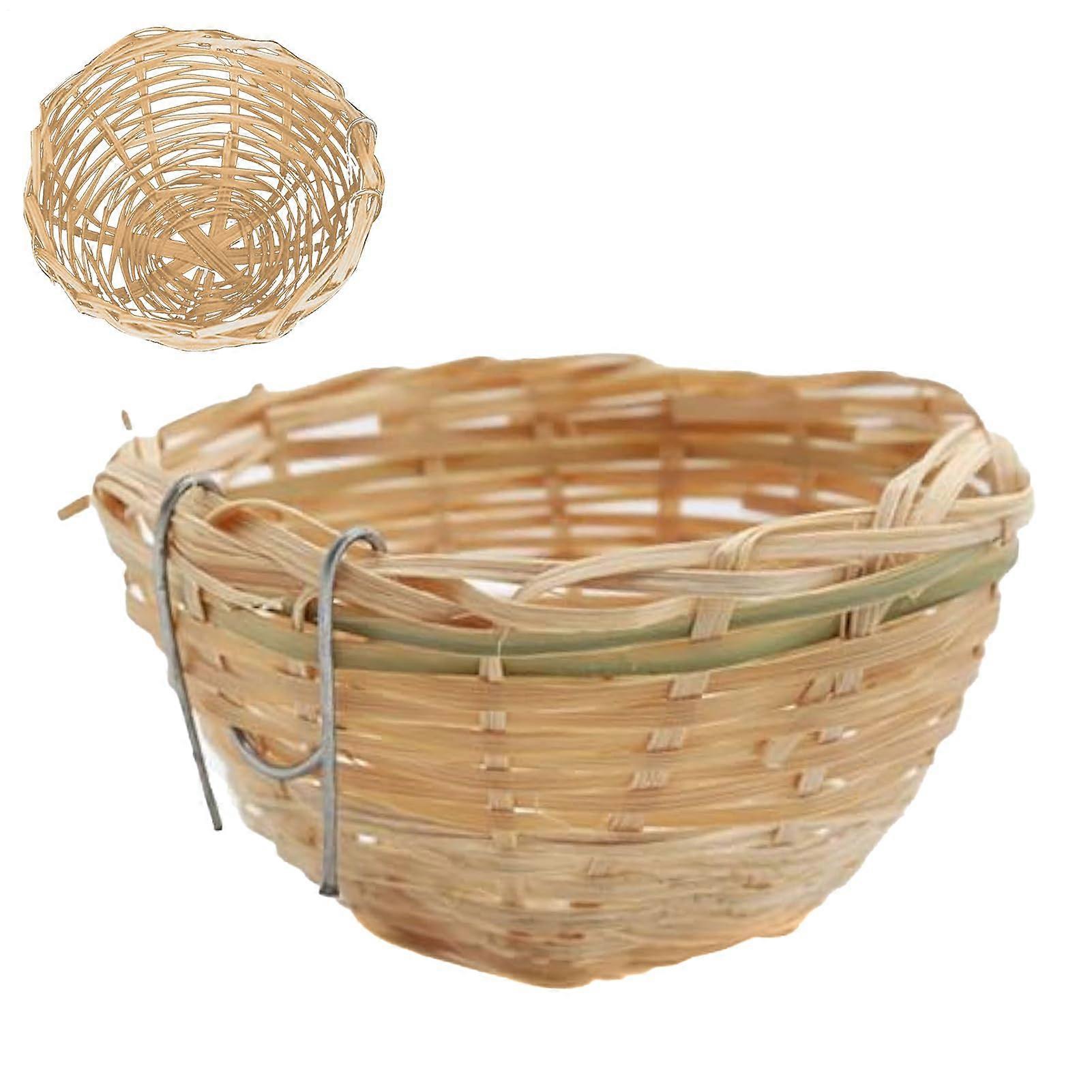 Natural Material Hummingbird Nest For Terrace Garden Breeding Sleep Space Aviary Use Winter Shelter