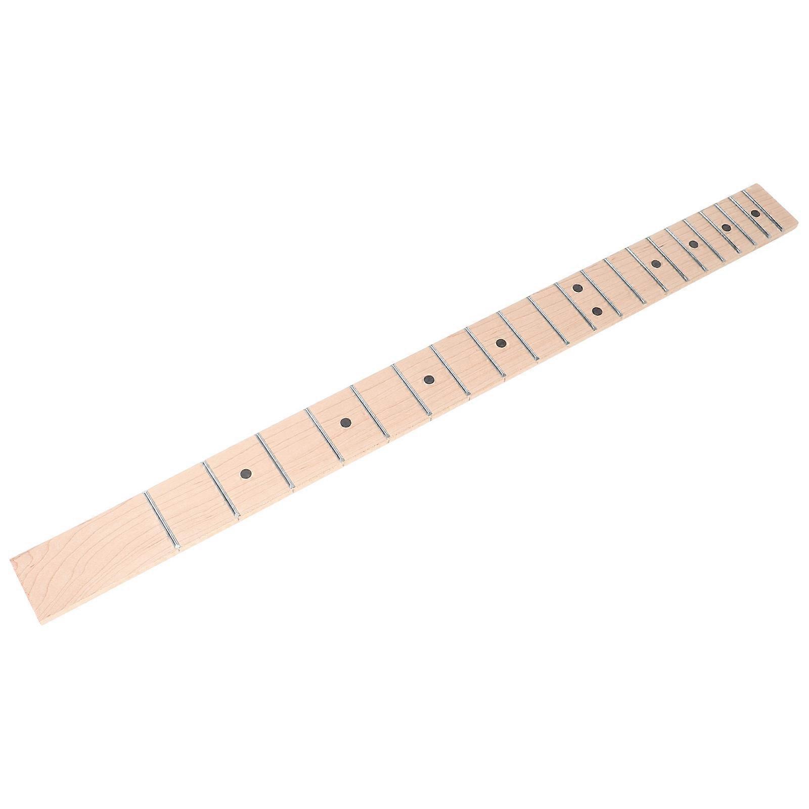 Guitar Neck Replacement Beautiful Neck Instrument Sturdy Wood Material For Performance Acoustic Guitar Frets 1Set