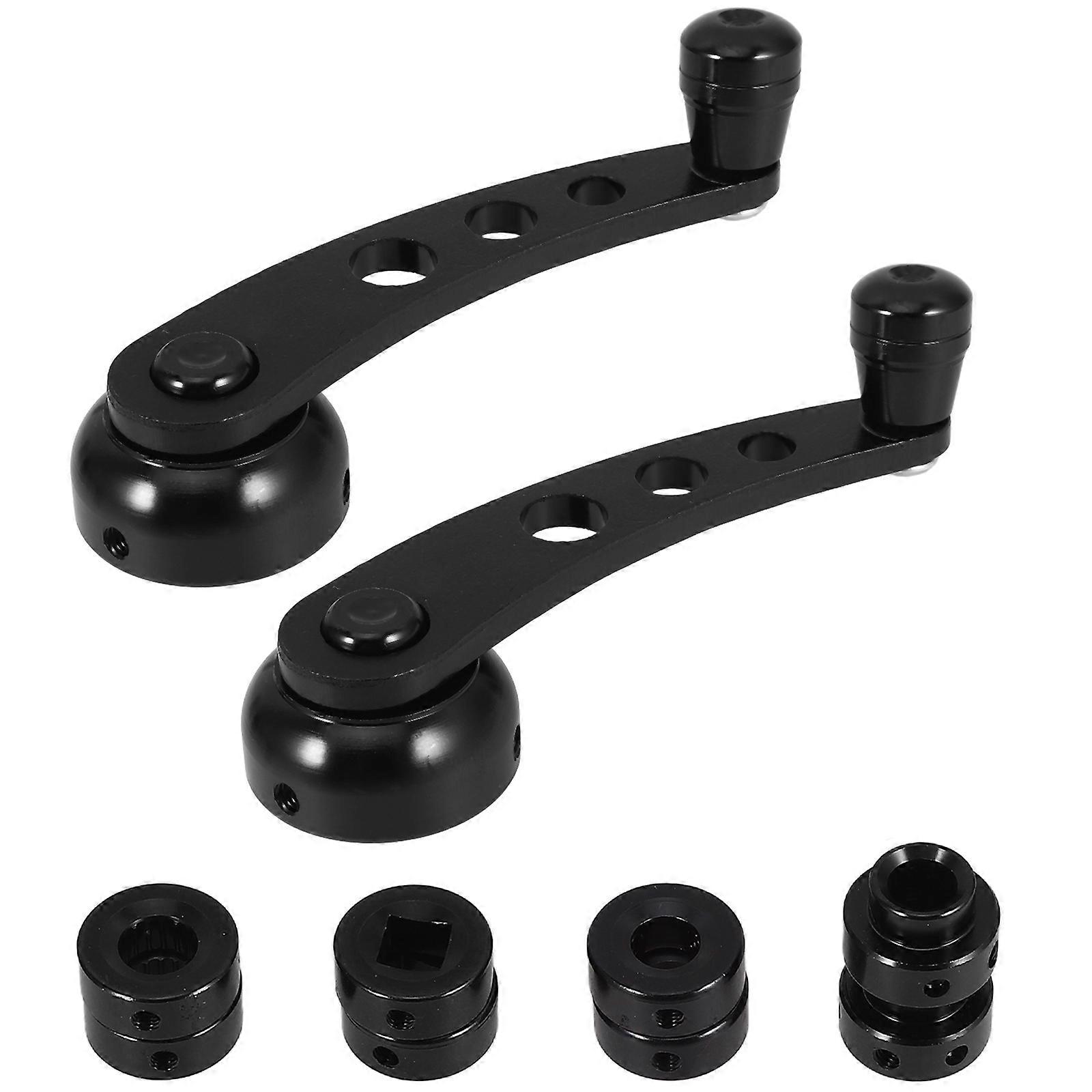 Crank Window Handle Replacement Sleek Design Universal Metal Car Window Adjustment 1 Set