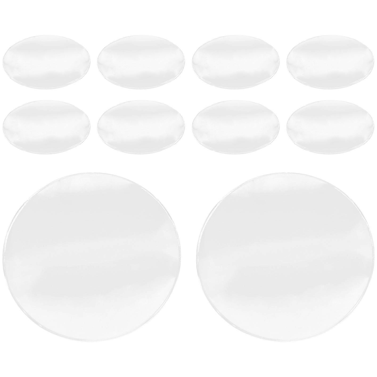 Clear Acrylic Replacement Magnifying Lens for Handheld Magnifiers – Enhanced Reading, Inspection & Viewing – Portable & Easy to Install (10 pcs)