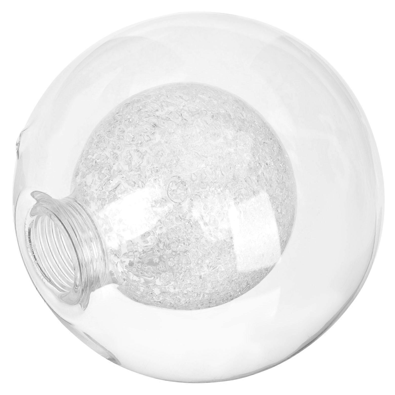 Glass Lamp Shade 100Mm Light Cover Suitable For Ceiling Lamp Chandelier Simple Structure Transparent 1Pack