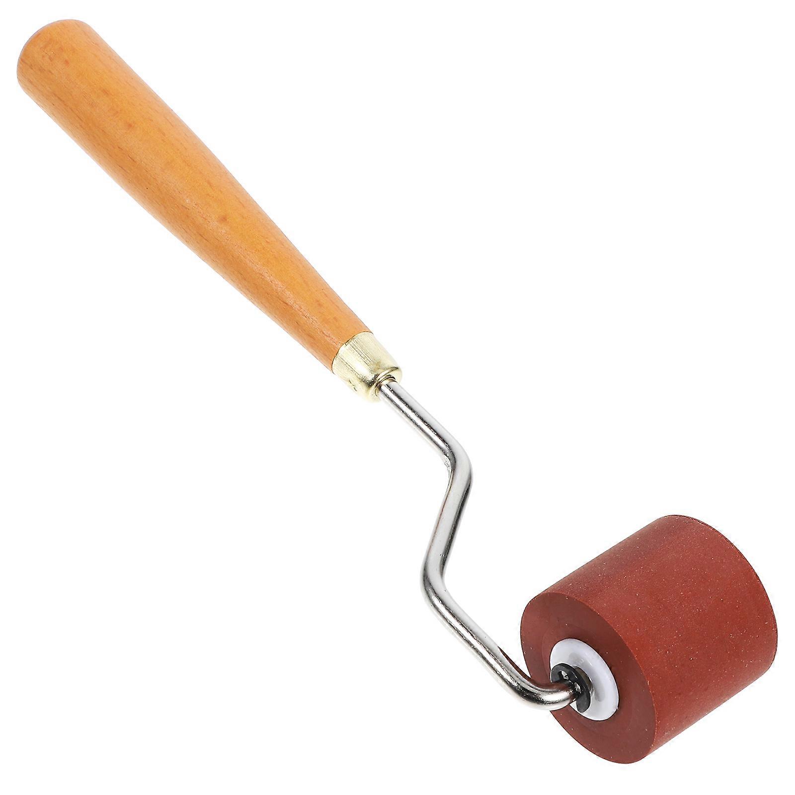 Durable Rubber Ink Stamp Roller for Crafting, Printmaking, Scrapbooking, and Art Projects with Smooth, Precise Application