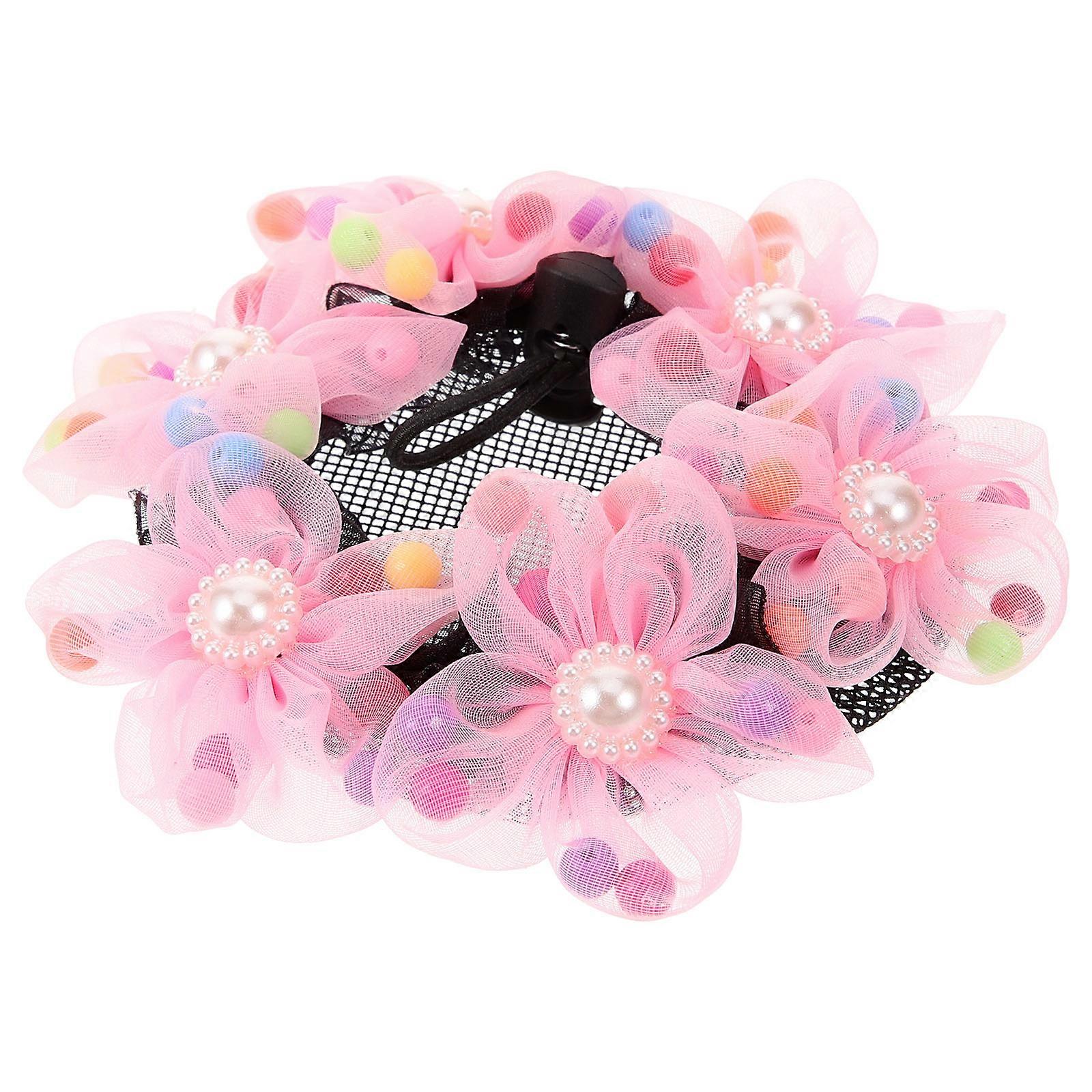 Dance Bun Net Hair Accessory for Women Girls Ballet Bun Elastic Design Special Occasions 4.7×3.9×0.4in Hairnet for Bun 1Pack