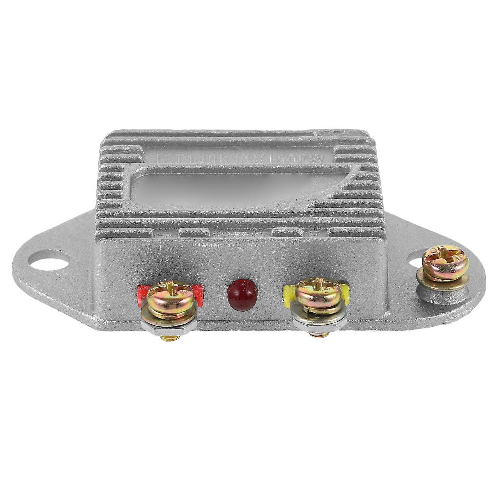 Car Voltage Stabilizer Voltage Regulator Rectifier Fit Automotive Use 14V Voltage Output 3.1×1.6×0.6in 1Set