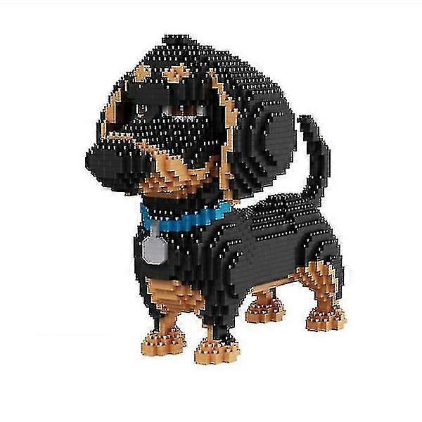 Cartoon Dachshund Miniature Model