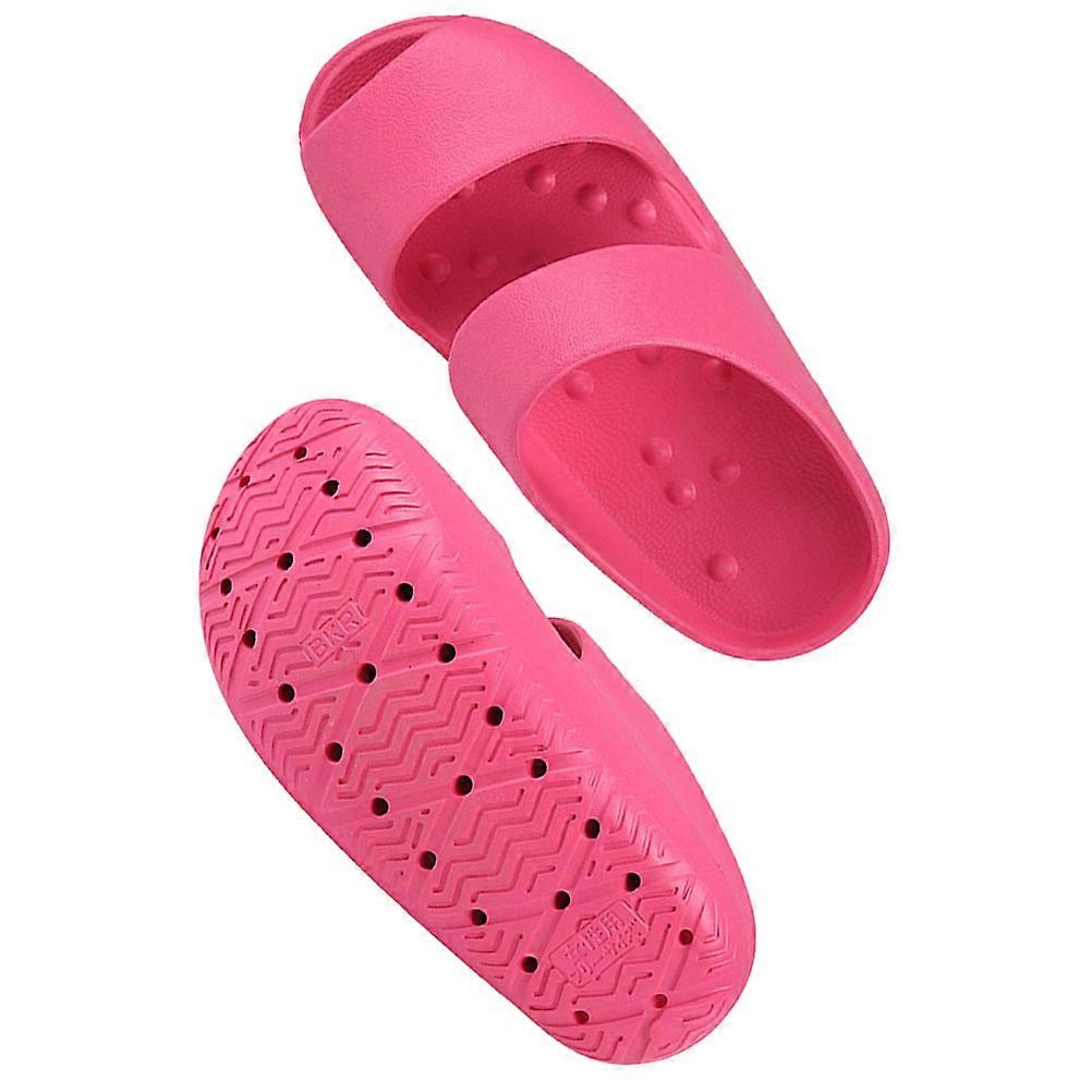 Rosy Massage Shoes for Home Use Made of EVA Comfortable Weight Loss Slippers Size 1 Pair