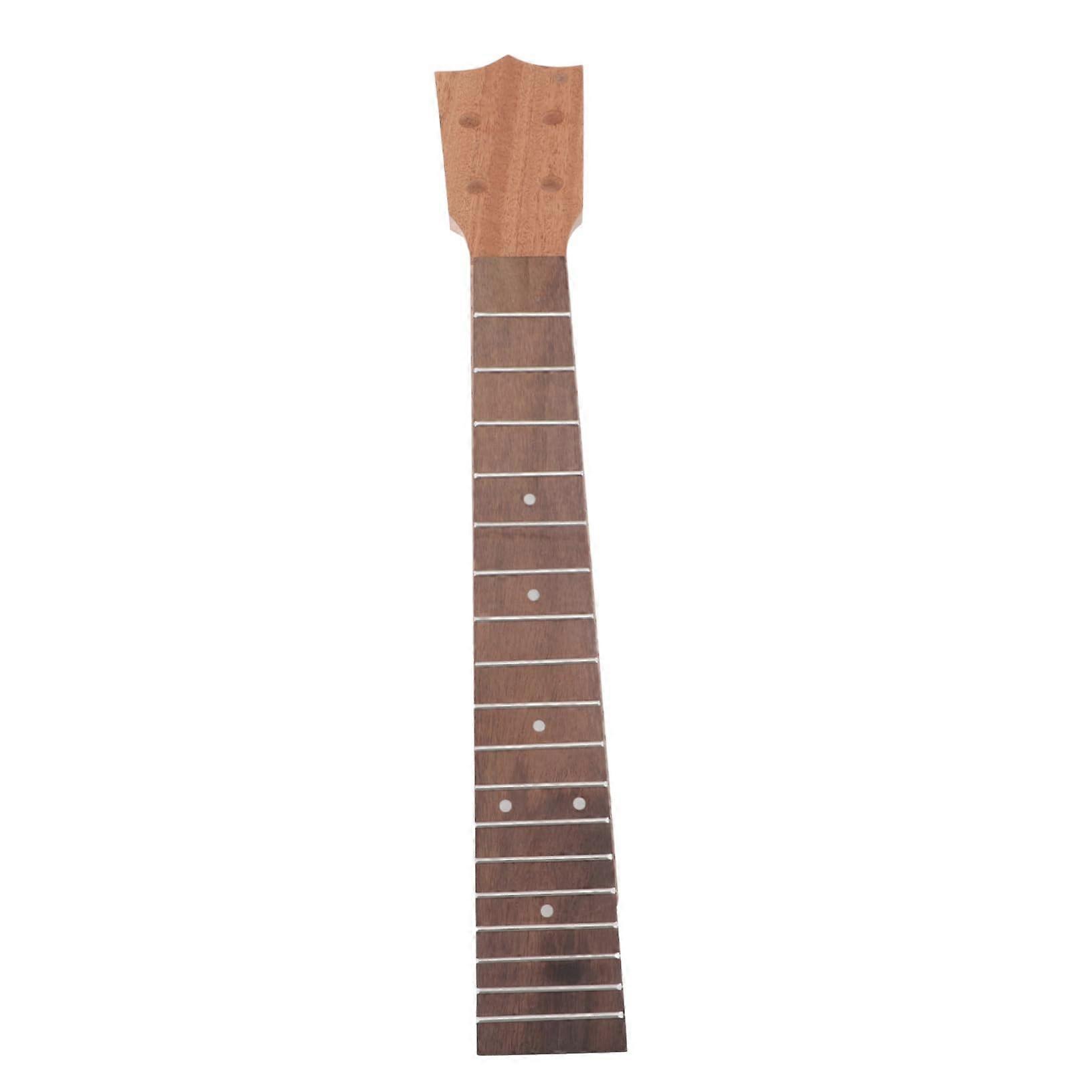 1 Set Ukulele Neck and Fingerboard Wooden Ukulele Part DIY Accessories Replacement Parts for String Instruments