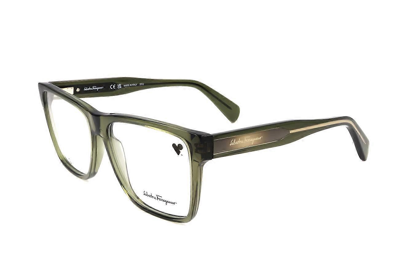 Eyewear Frames Ferragamo SF2953 320 TRANSPARENT KHAKI 56/15/145 MAN