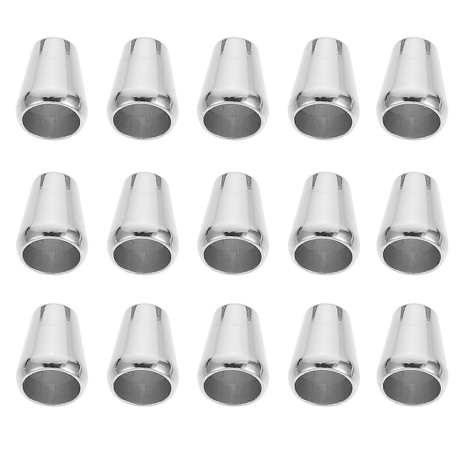 Durable Zinc Alloy Cord Locks for DIY Use with Smooth Surface and Compact Size 1 Set Silver