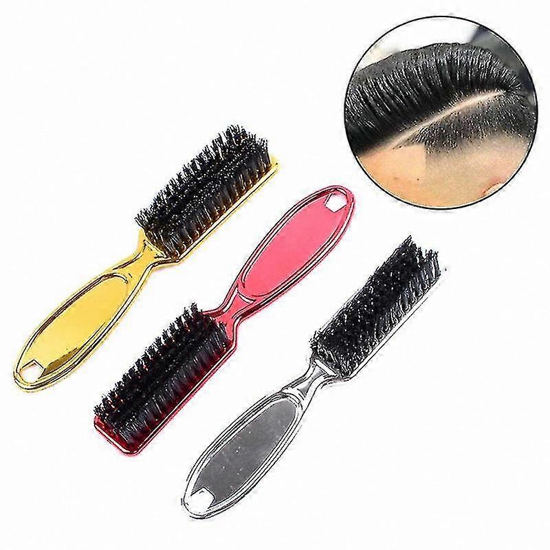 Barber Styling Kit for Men: Beard Comb, Fade Scissors, Cleaning Brush for Salon Use