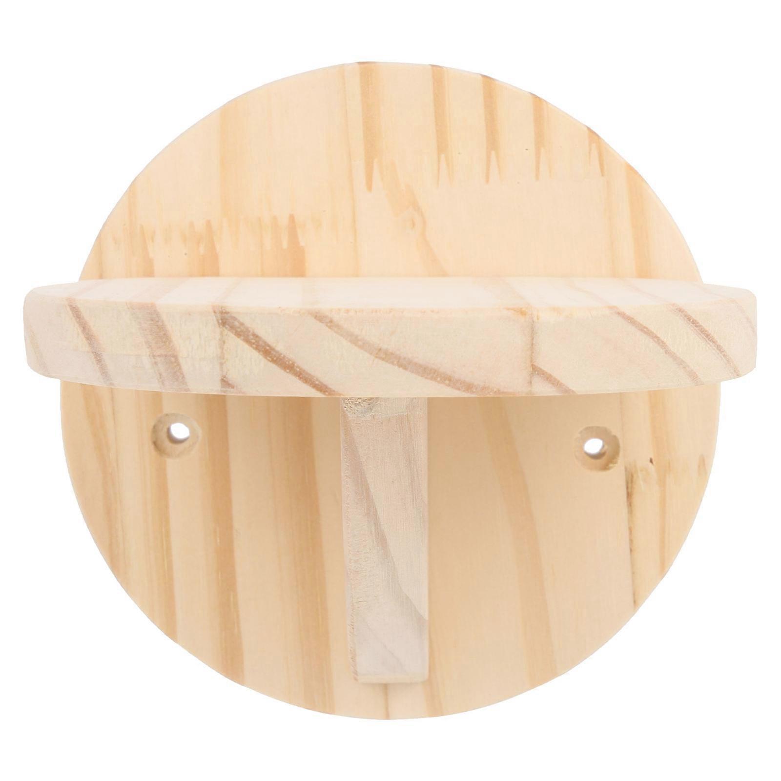 Wall Mounted Wooden Cat Platform for Indoor Cats Easy Install for Small Pets and Kittens Promotes and Activity