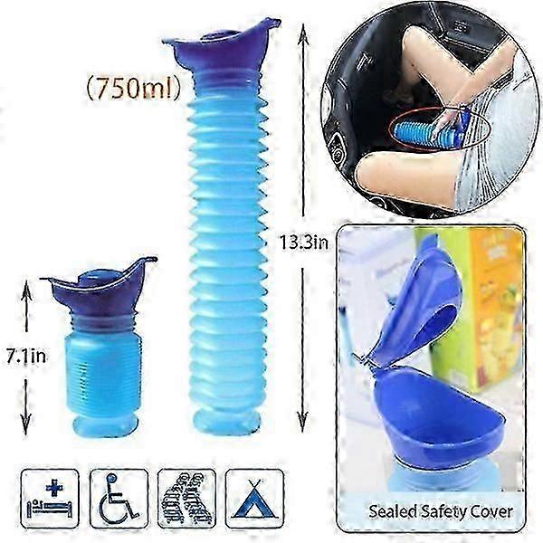 Taşınabilir Yetişkin Pisuar Açık Kamp Yüksek Kaliteli Seyahat İdrar