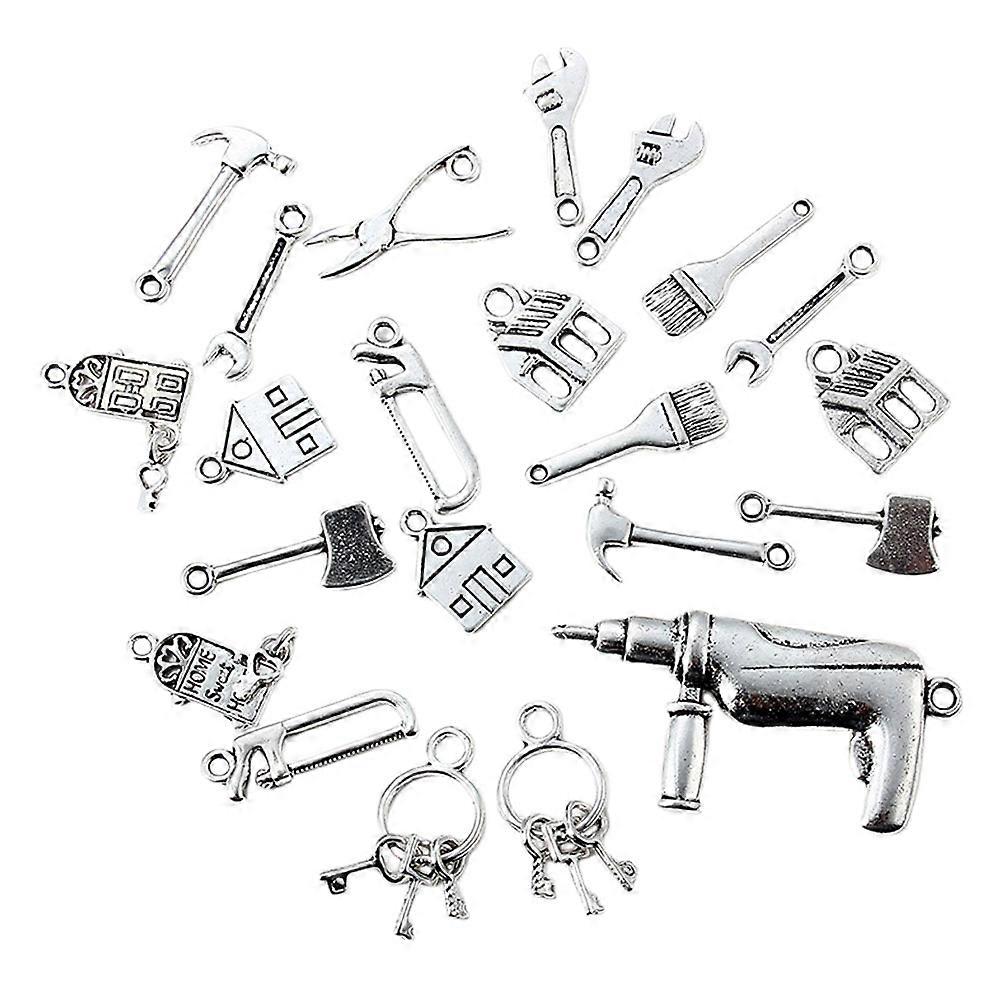 60pcs DIY Handmade Jewelry Alloy Pendant Charms for Necklace, Bracelet & Anklet Making – Durable, Non Fading, Multi Purpose for Scrapbooking &