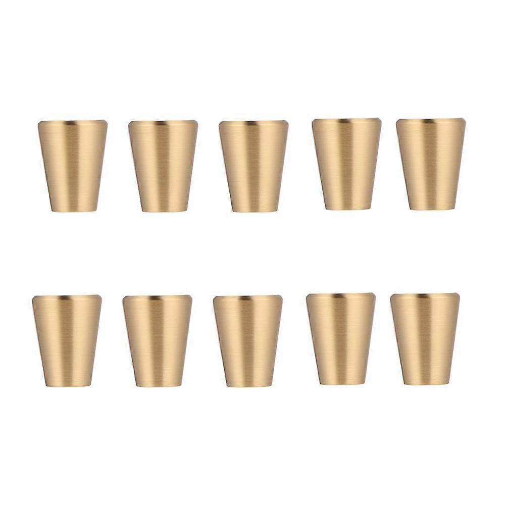 Modern Minimalist Drawer Knobs 10Pack Stylish Golden Handles For Homeowners
