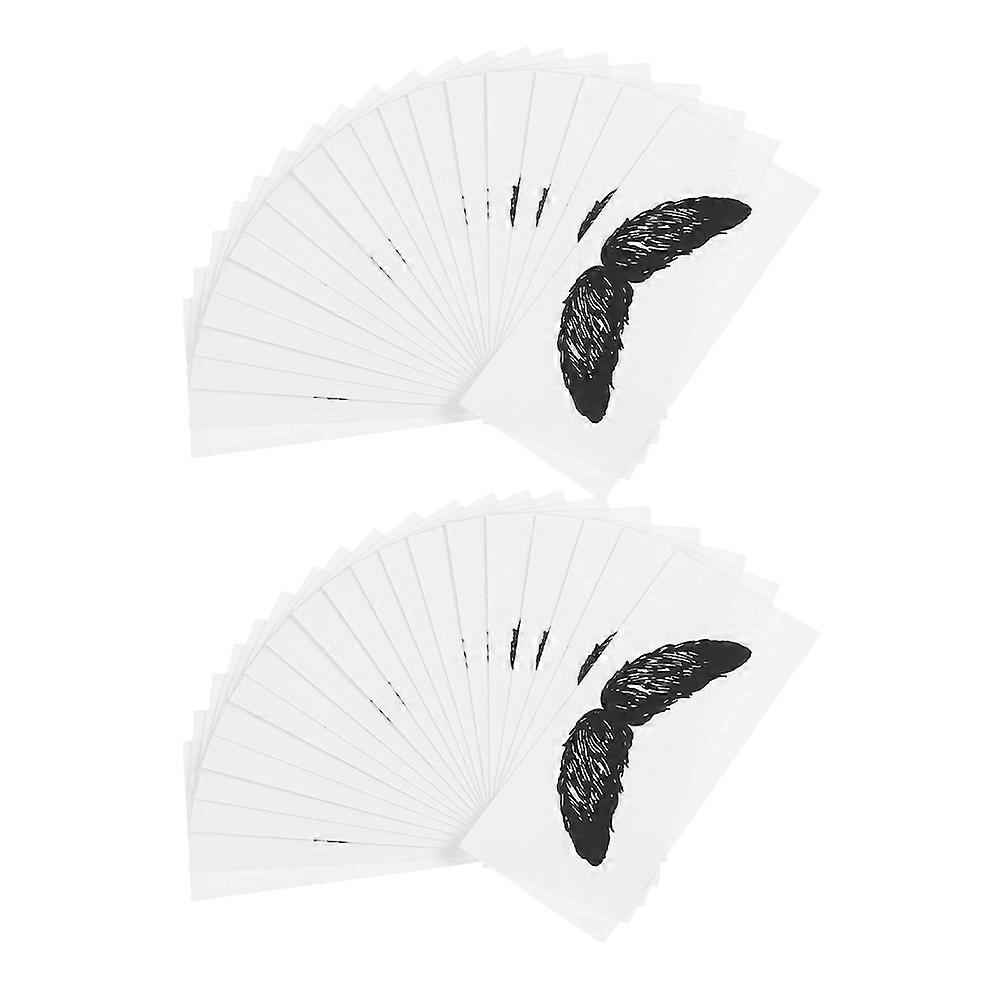 Decorative Beard Stickers 100Pcs Specializing In Nose Hair Removal For DIY Projects With Unique Mustache Style And Protection