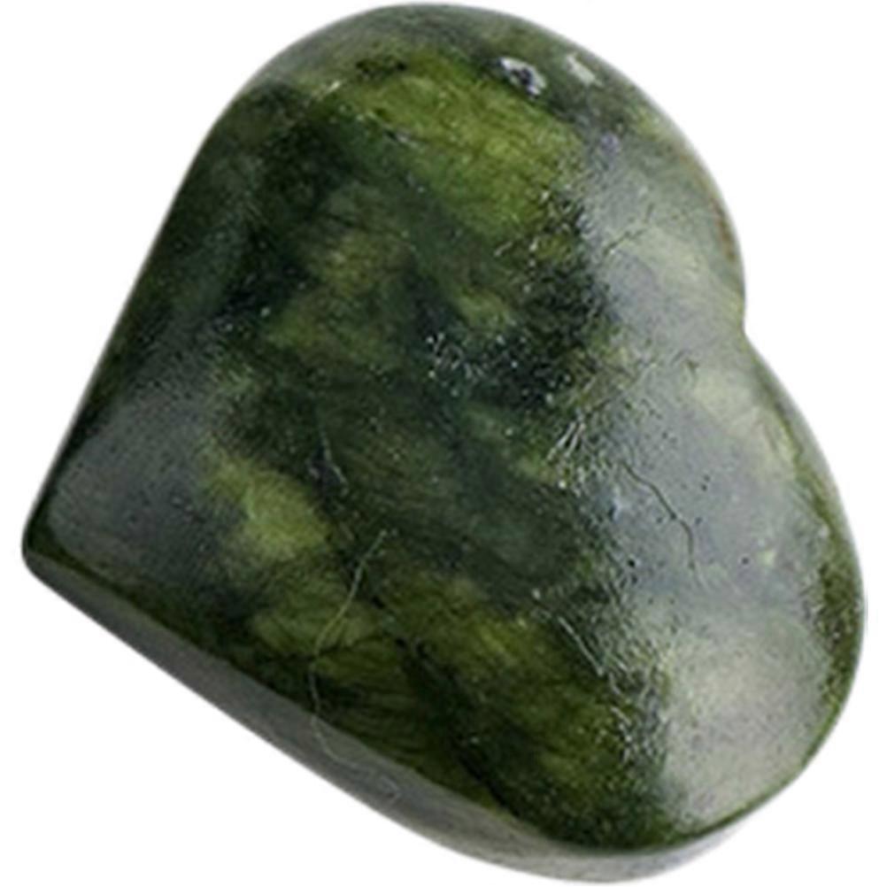 Crystal Stone Heart Shaped Decor Educational Tool For Children 5X5X1.5Cm 1Set