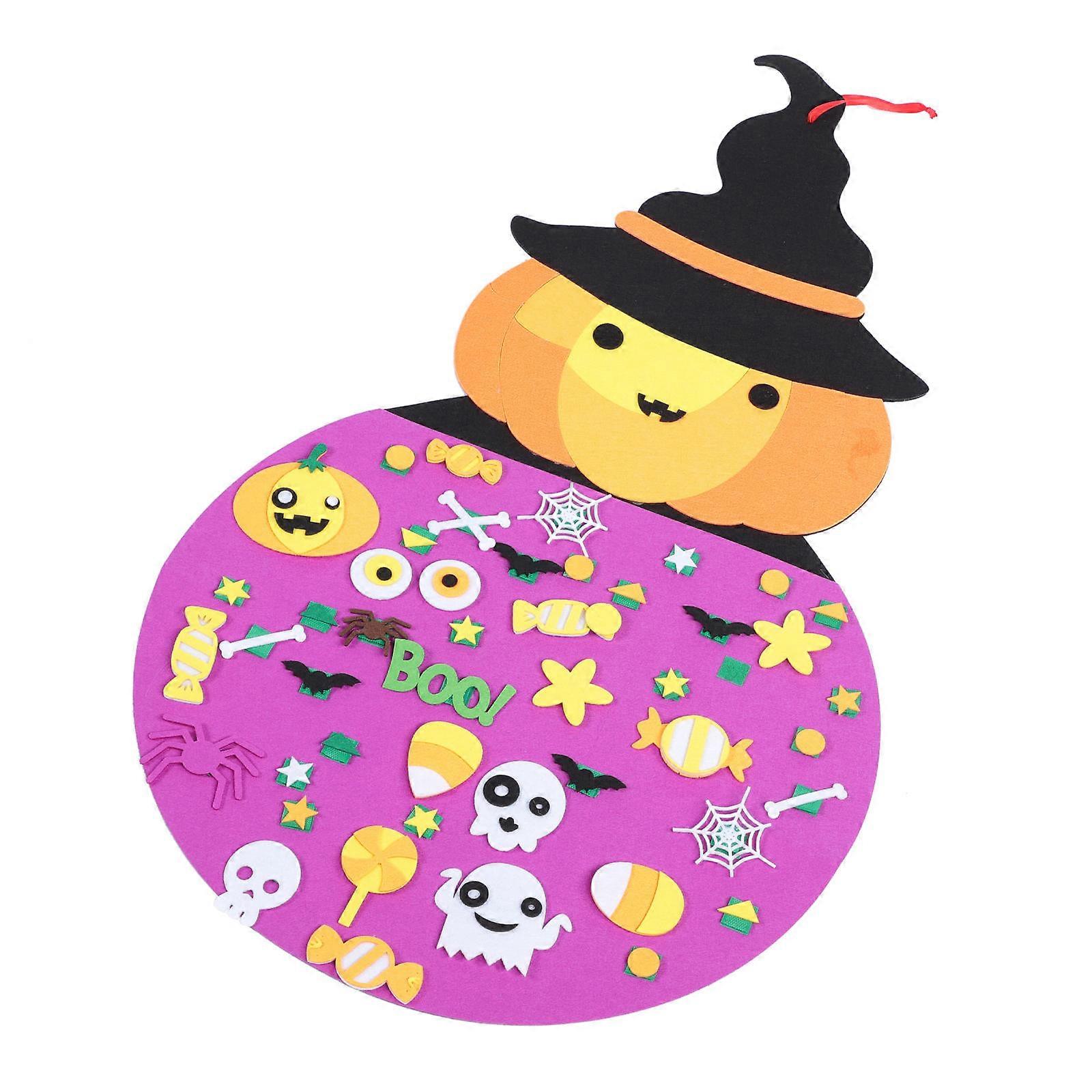 Halloween Pumpkin Decoration Set For Party Decoration And Home Interior Styled Using Felt Material