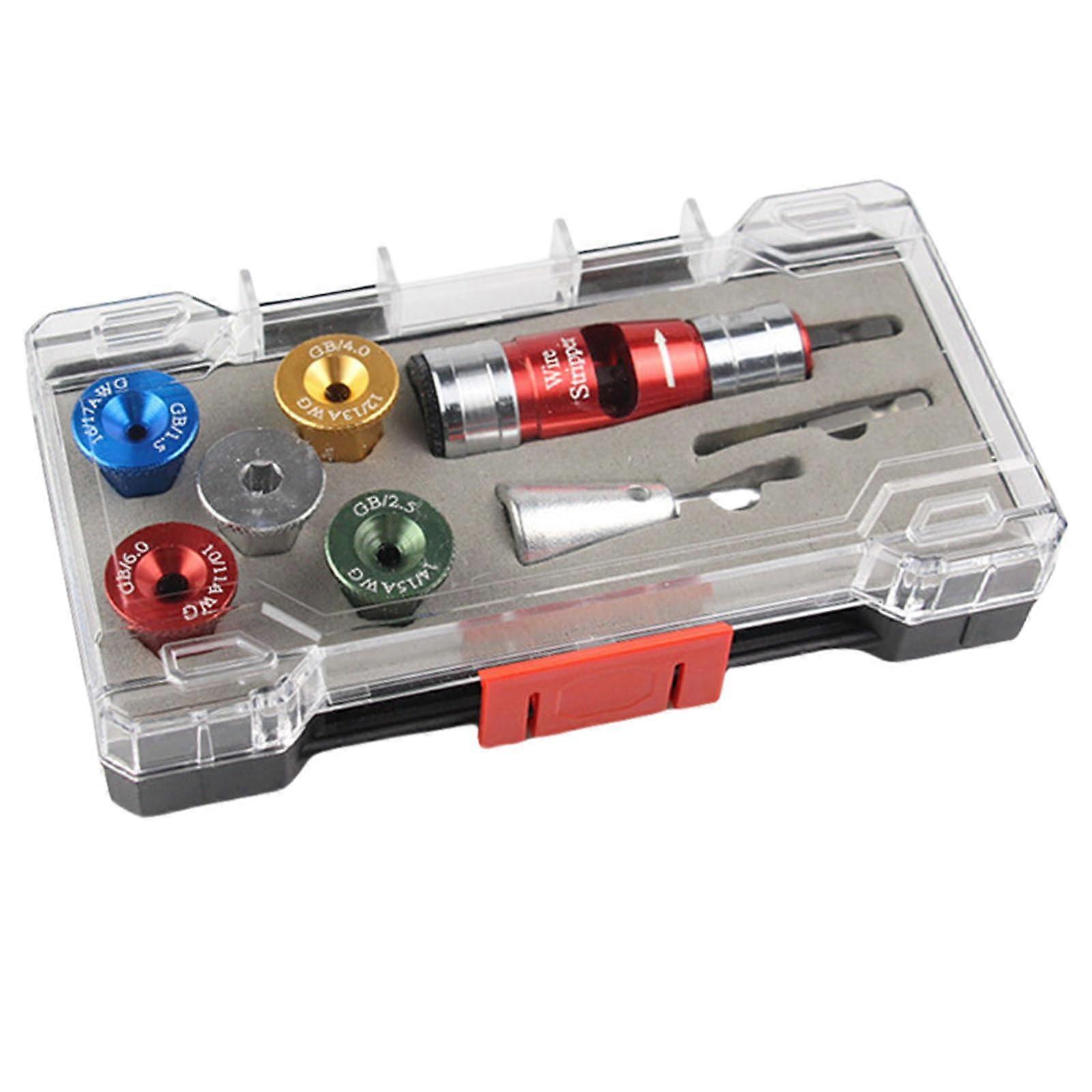 Wire Stripper Tool Set Stripping and Twisting Tool Professional Wire Tool for Drill Machine Wire Stripper Tool