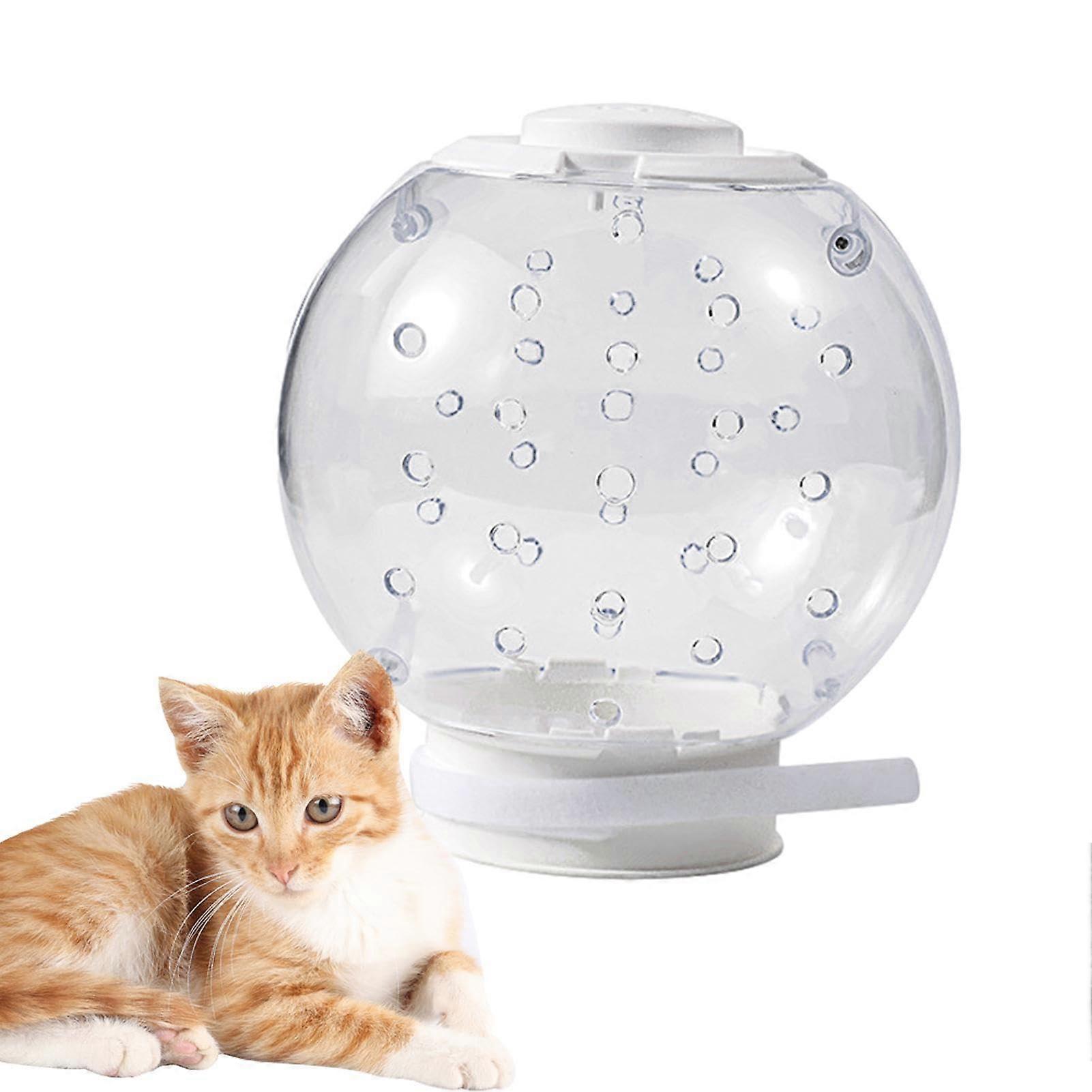 Breathable Cat Muzzle, Cat Grooming Mask with AntiBite Protection, Transparent Cat Grooming Mask for Aggressive Bathing and Shaving of Cats