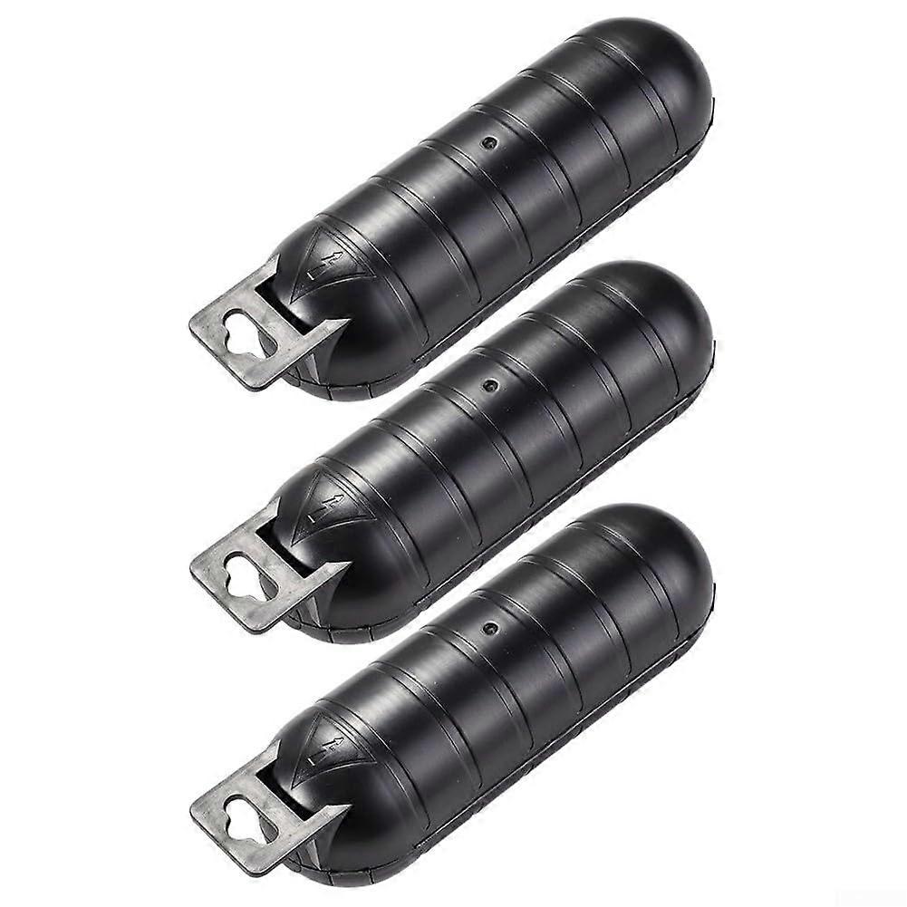 Outdoor Cable Protector with Waterproof IP44 Covers for Safe Electrical Connections (Black)