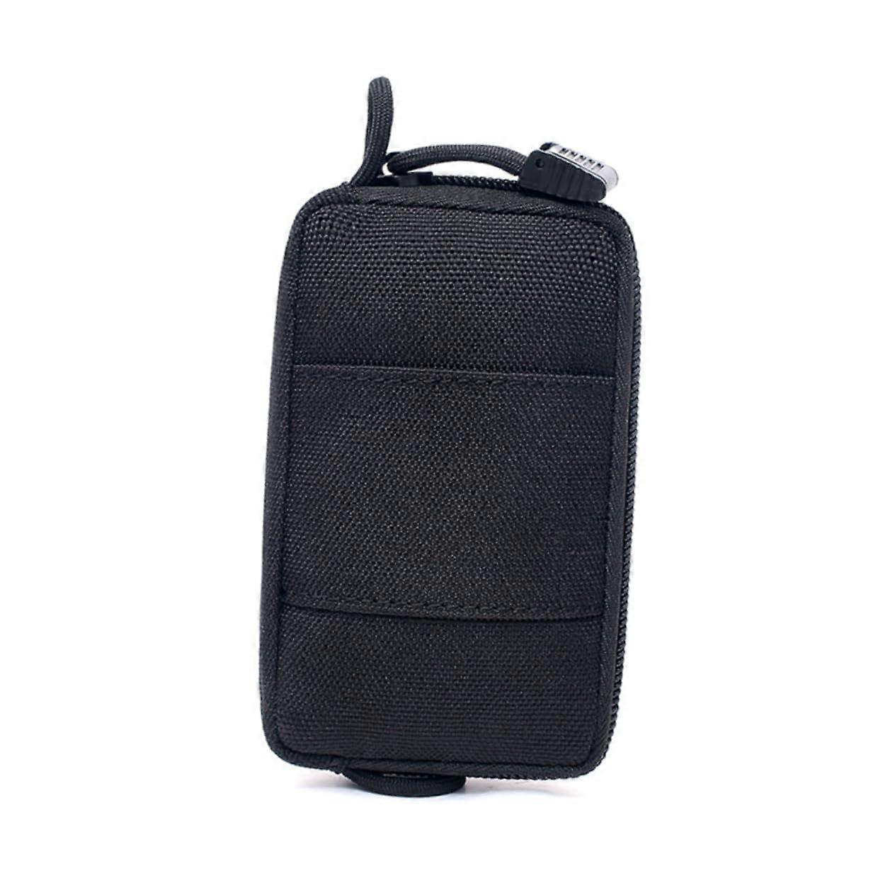 Multifunctional Keychain Wallet Mini Card Holder with Zipper for Coins, Change, and Credit Cards - Elegant Design for Men and Women