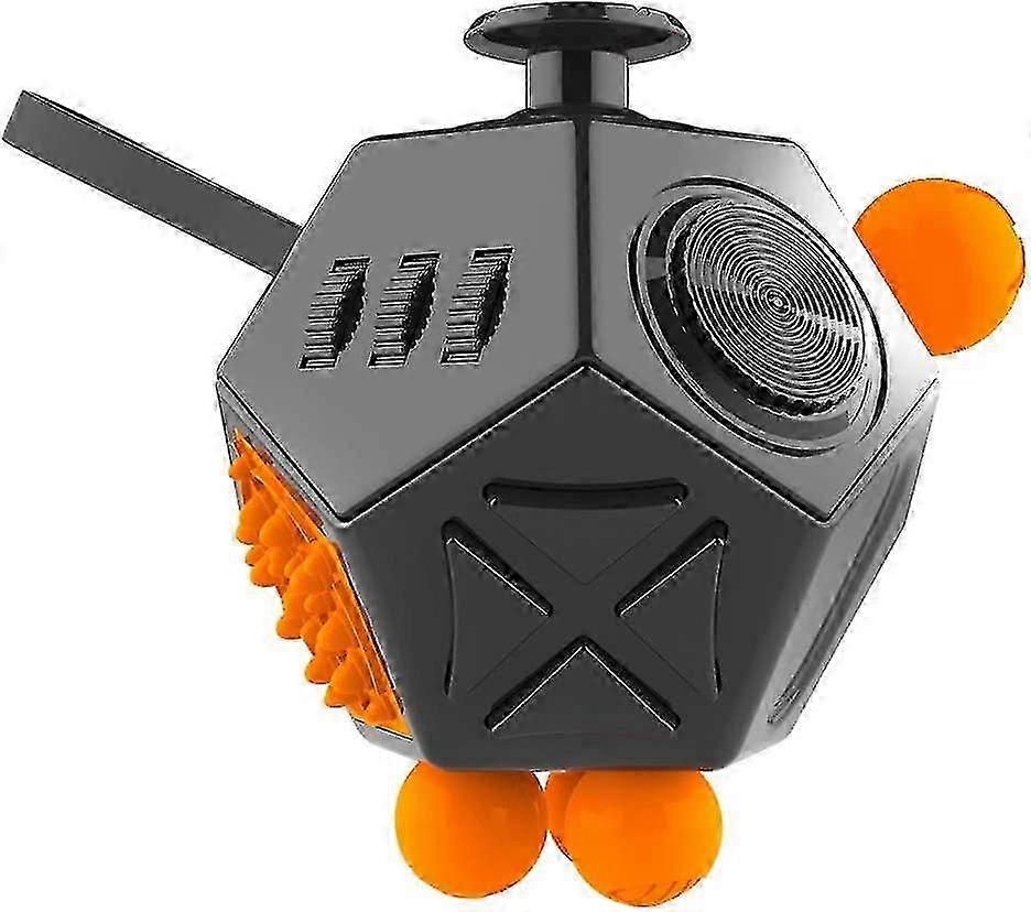 2025 New 12 Sided Cube For Adults Anti Anxiety Dodecagon Cube Relieves Stress And Decompression Controller Block Toys For Kids And Adult With Adhd Add