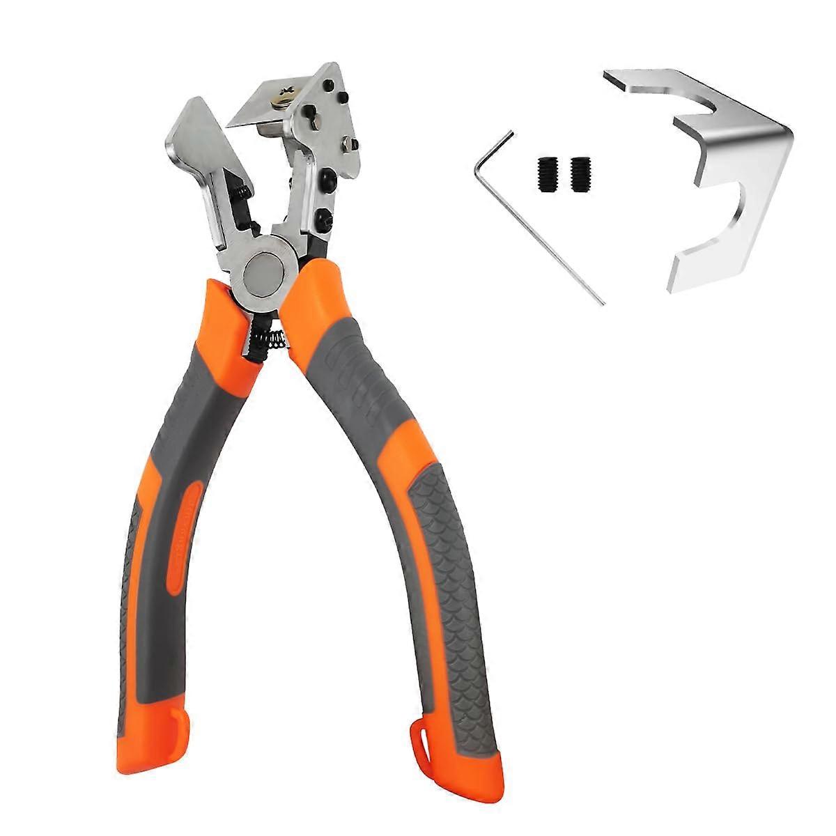 V-Shaped Mitre Scissors With Rubber Strips, 90 Degree Mitre Cutter, Non-Slip Handle, Door And Window Trim