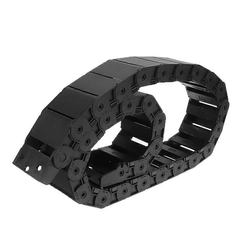 18mm x 50mm Plastic Cable Drag Chain 1M Long Wire Carrier Drag Chain
