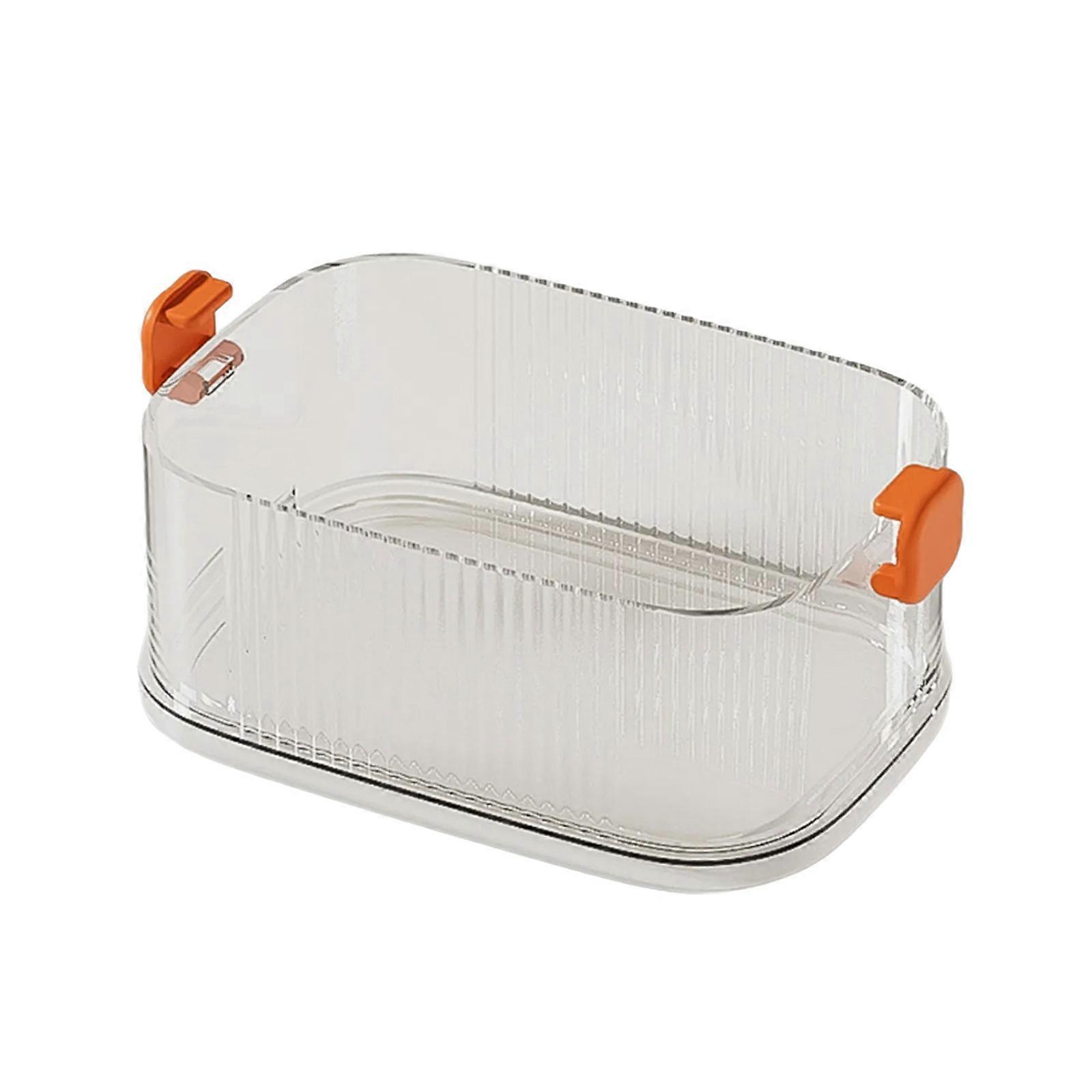 Space Saving Stackable Kitchen Storage Container Airtights Seal Clear Jars for Spice Grains Storage Multicolor