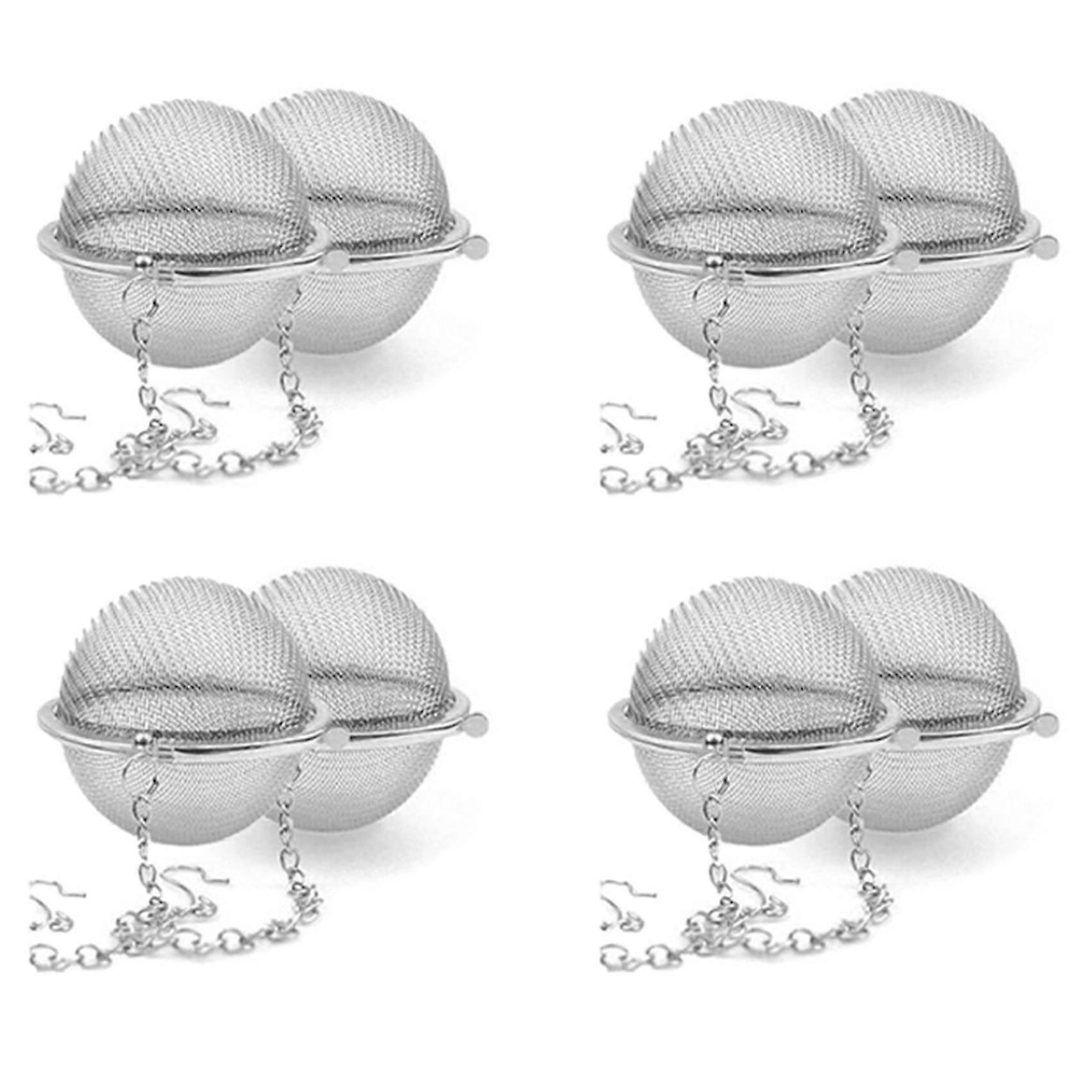 8PCS Practical Tea Ball, Tea Spices Infuser Filter