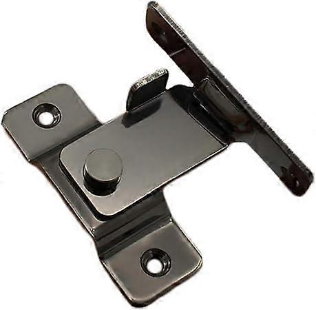 90 Degree Door Lock Strike Curved Locking Rod Screw, Light Black