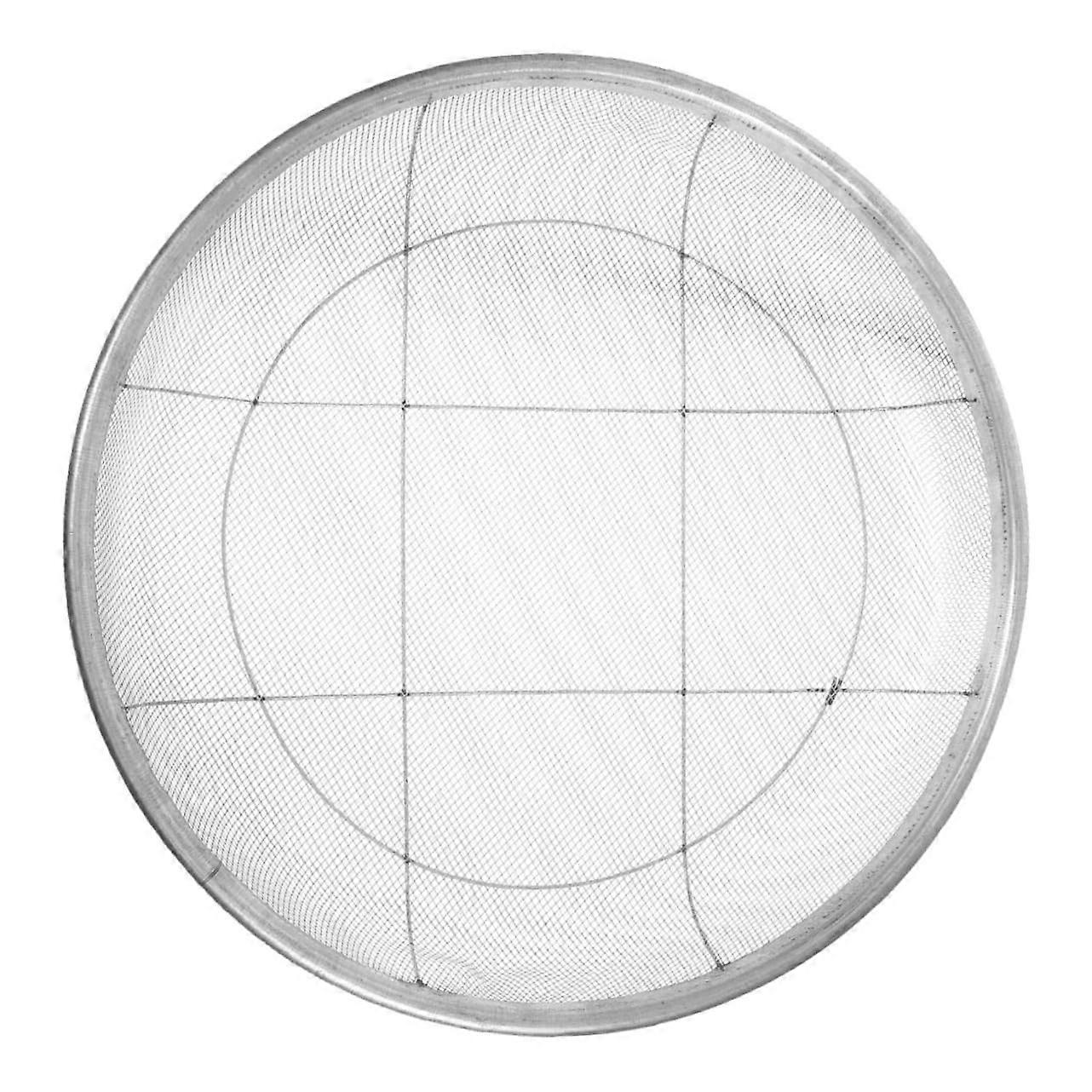 Strainer Corn Grain Filter Swivel Classifier Gold Panning Drain Basket Cooking Rice Washer Sandstone Cleaner Iron Silver