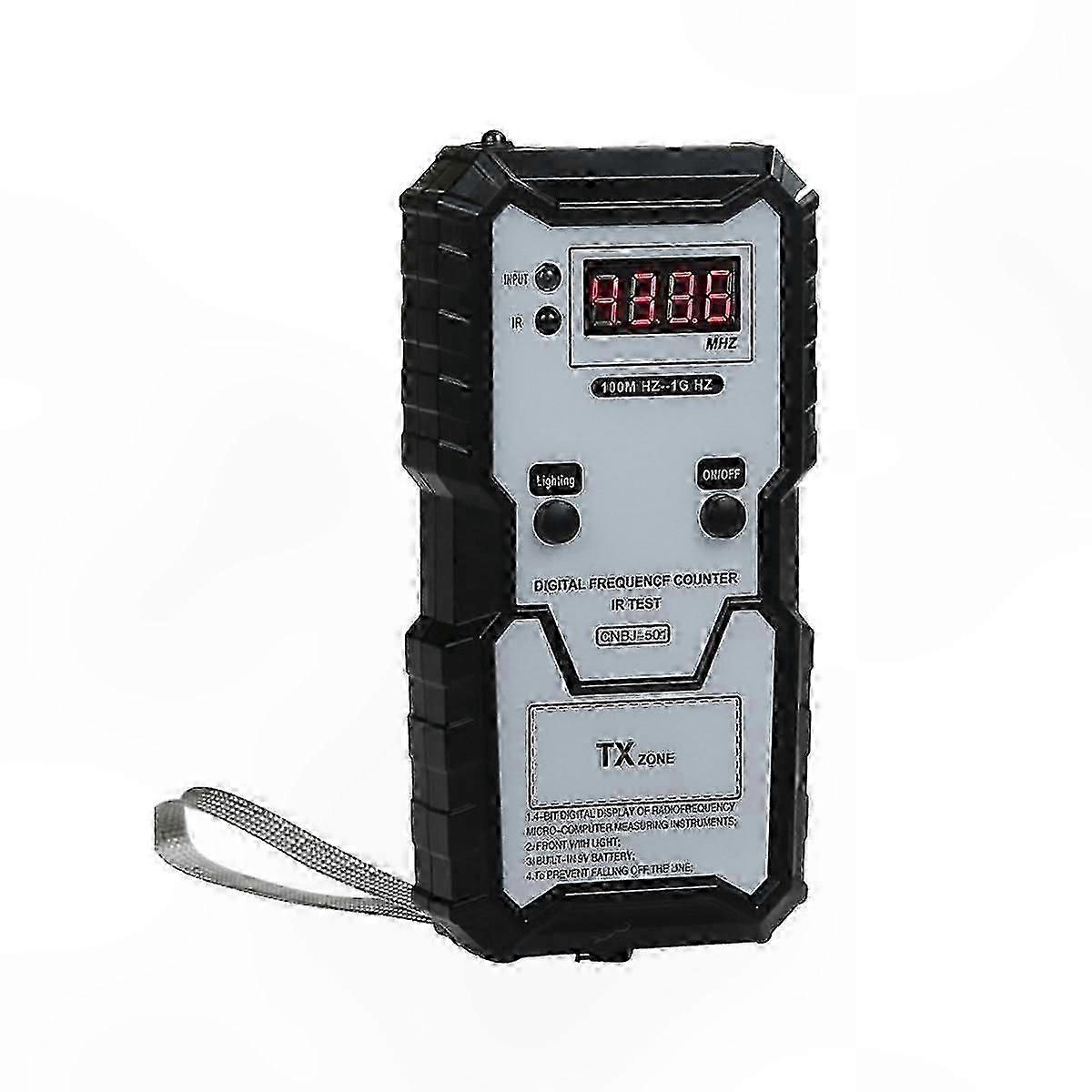 Digital IR Frequency Counter Tester for Car Keys 100M-1GHz 4-Bit Electronic Infrared Signal Detector Tool