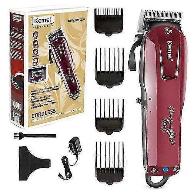 Tondeuse à cheveux professionnelle pour hommes réglable puissante tondeuse à cheveux électrique barbier machine de coupe de cheveux rechargeable