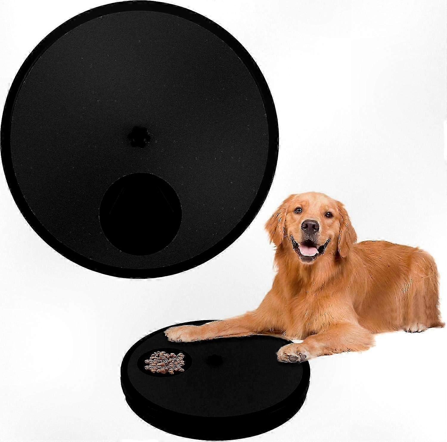 Non-Slip Dog Nail Care Pad with Treat Storage, Rotating Scratchboard for Paws, Ideal Sandpaper Toy for Grooming and Fun
