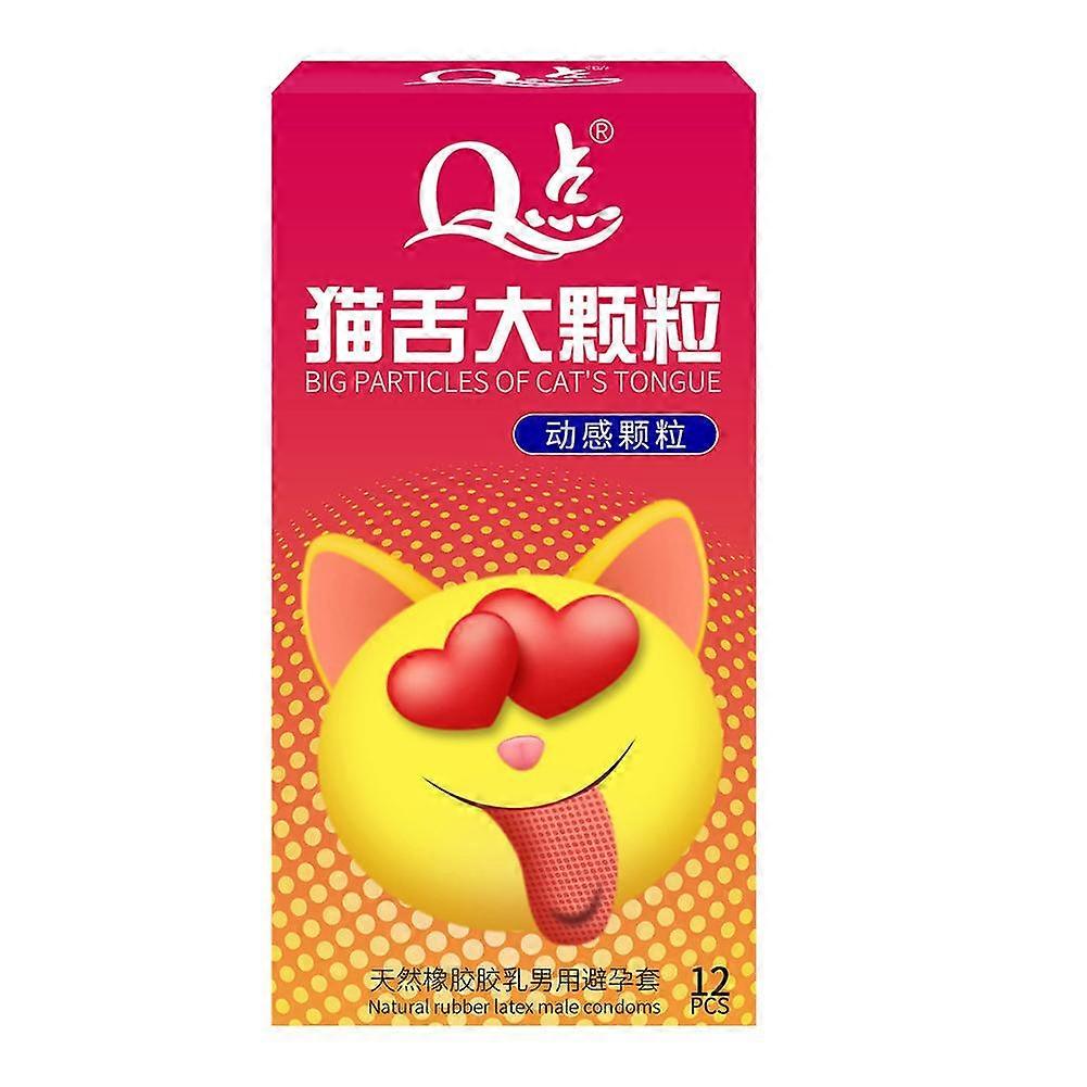 12Pcs/Box Natural Latex Spike Condoms Enhance Extension Stimulate Adult Supplies