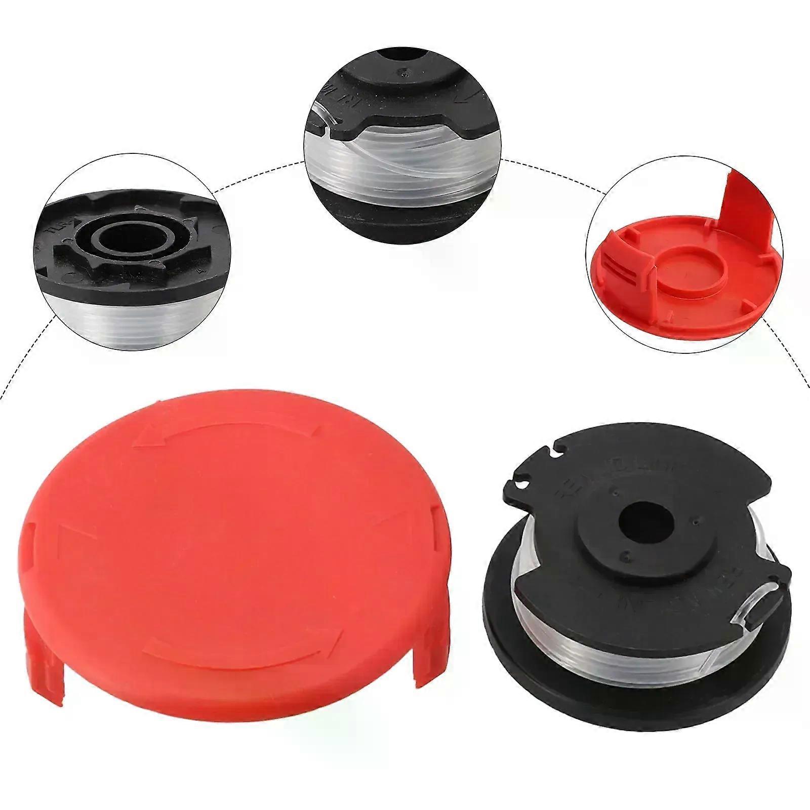 Suitable For Einhell Lawn Trimmer GE-CT 18/28 Li /Li TC Spool Spool And Spool Cap Cord Length 16FT/49M Spool 568*24mm